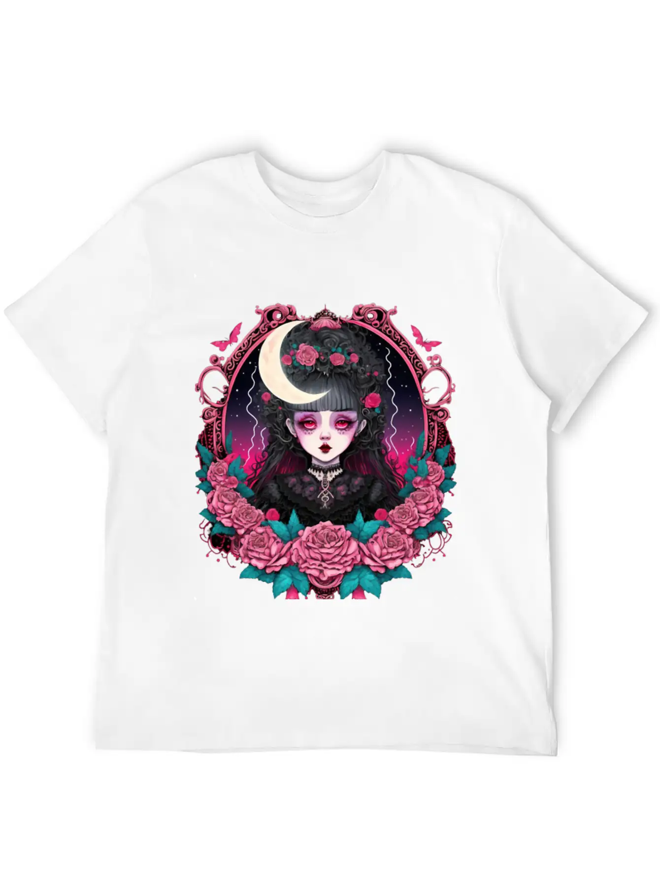 Lookism Victorian Gothic Landy Stylish Everyday T-Shirt – Unisex Basic Cotton Tee