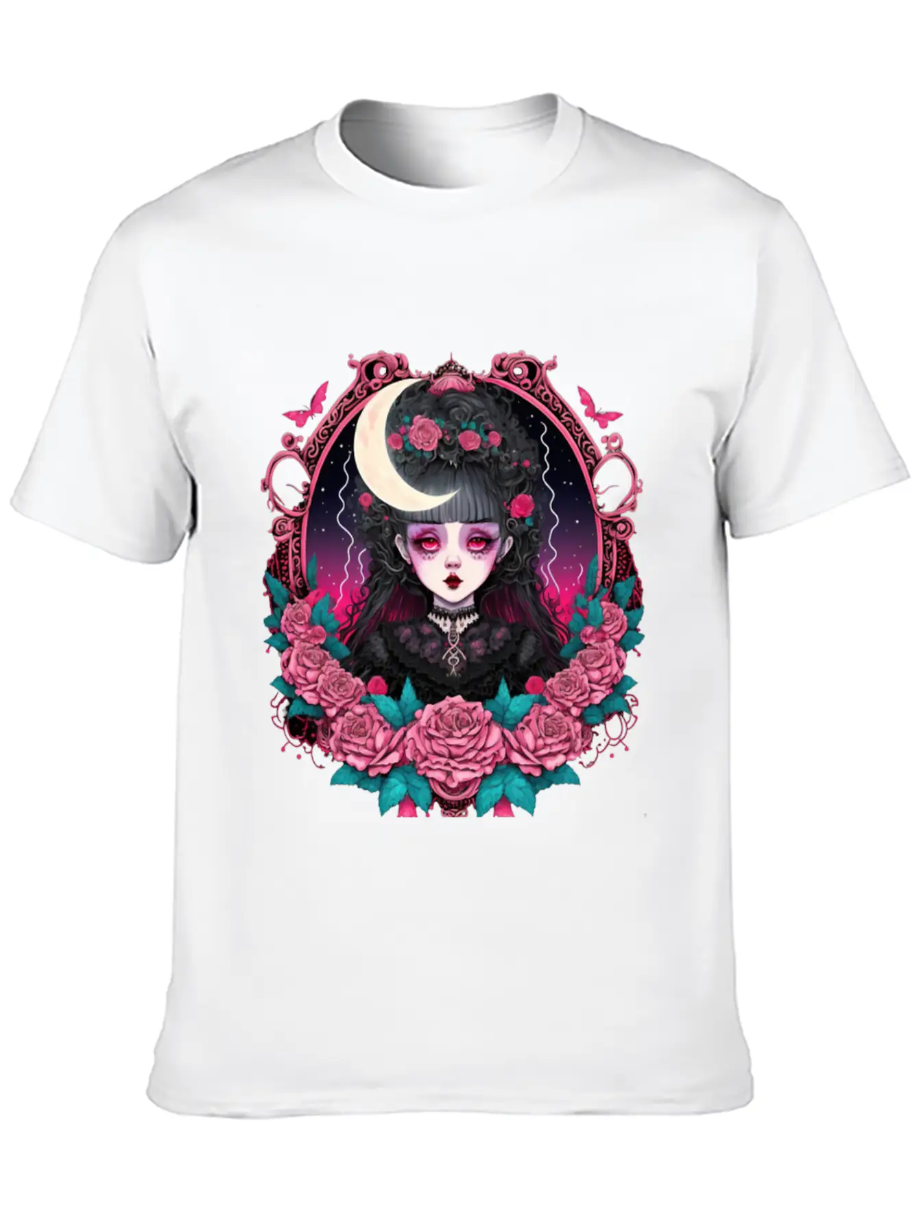 Lookism Victorian Gothic Landy Stylish Everyday T-Shirt – Unisex Basic Cotton Tee