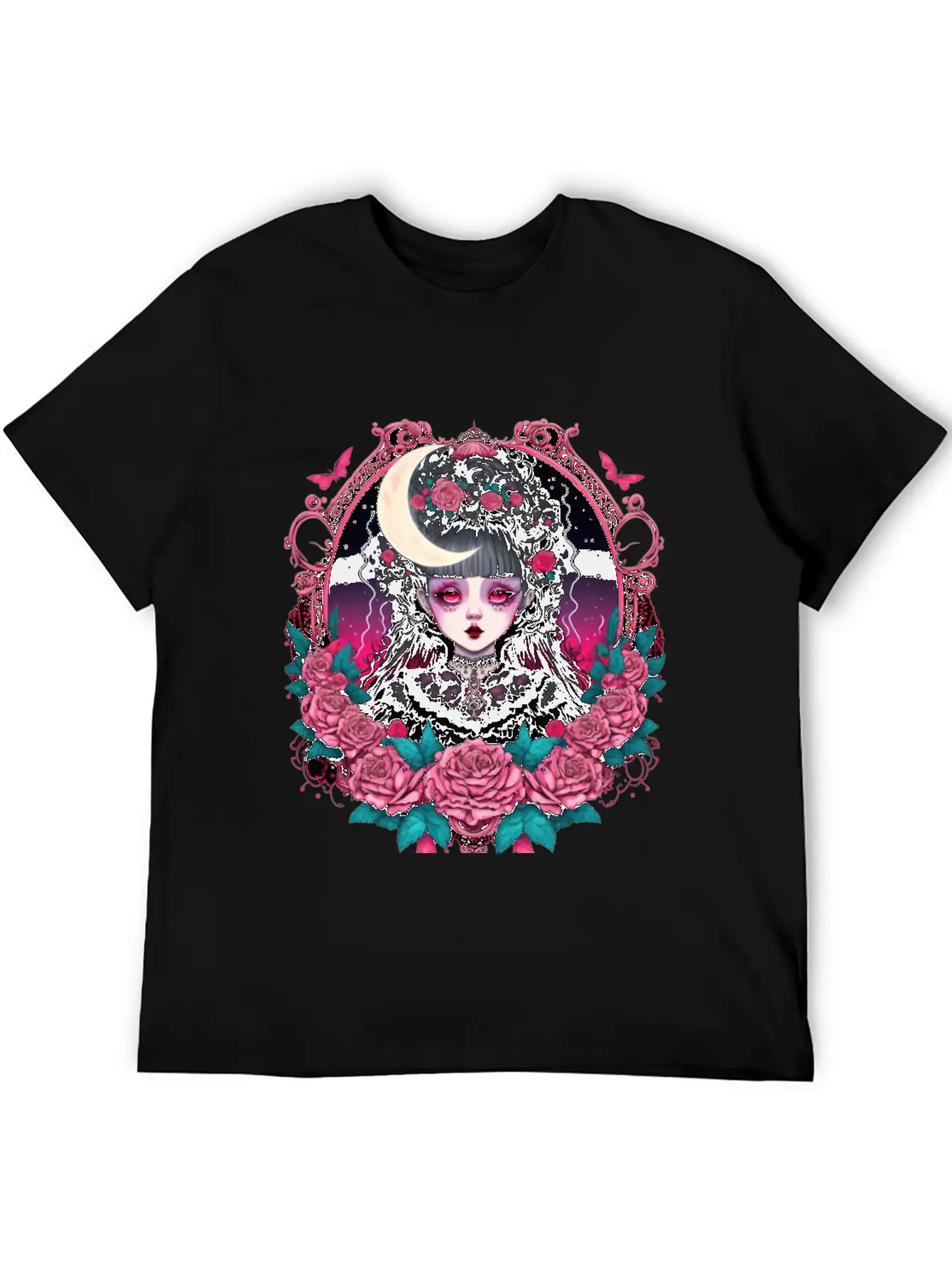 Lookism Victorian Gothic Landy Stylish Everyday T-Shirt – Unisex Basic Cotton Tee