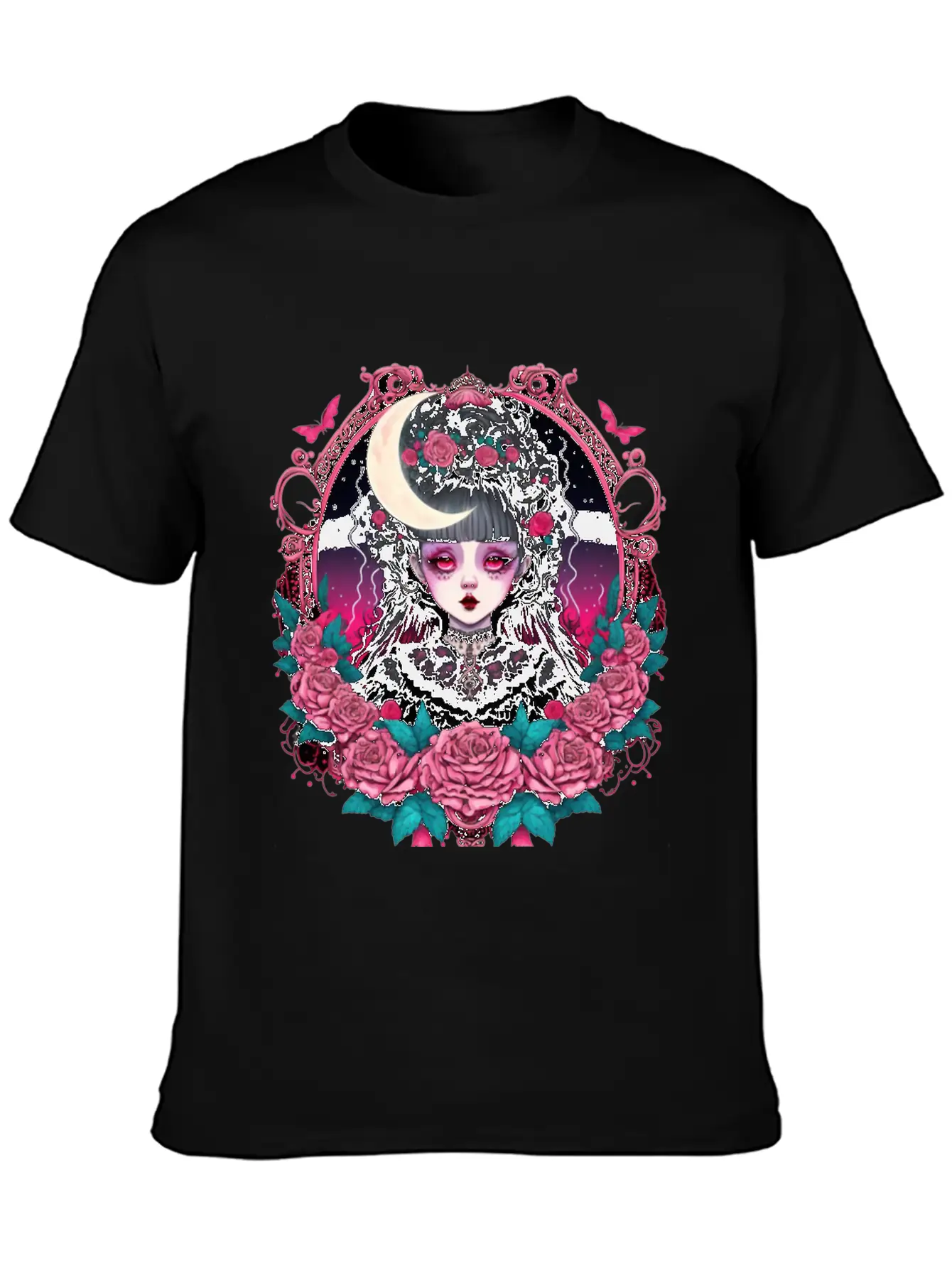 Lookism Victorian Gothic Landy Stylish Everyday T-Shirt – Unisex Basic Cotton Tee