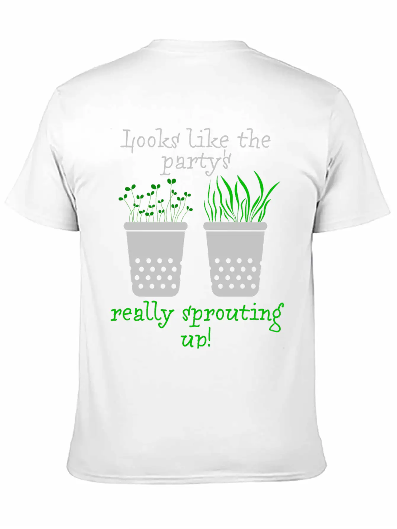 Looks Like The Party's Really Sprouting Up! Timeless Short Sleeve Tee – Comfy And Minimalist Design