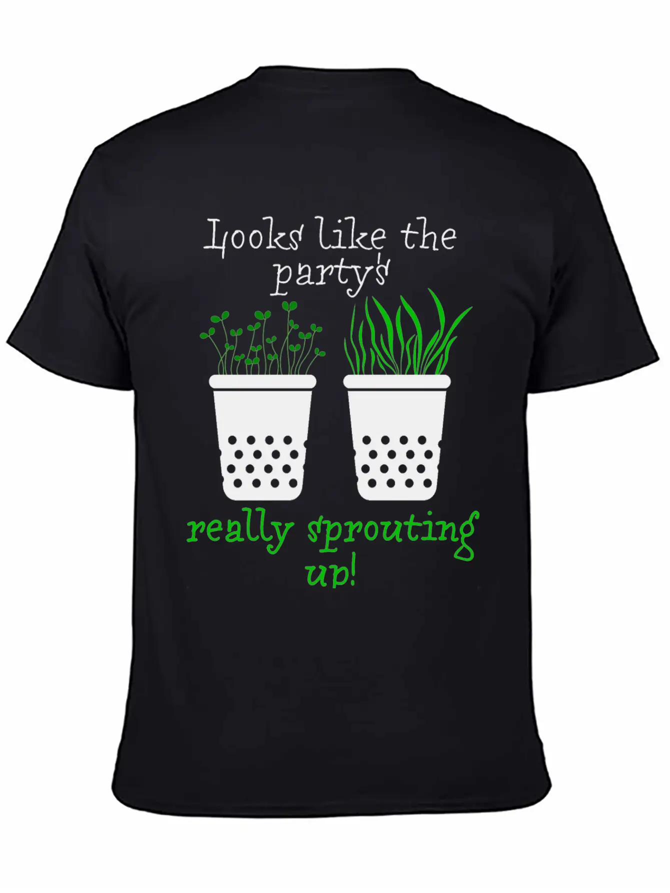 Looks Like The Party's Really Sprouting Up! Timeless Short Sleeve Tee – Comfy And Minimalist Design