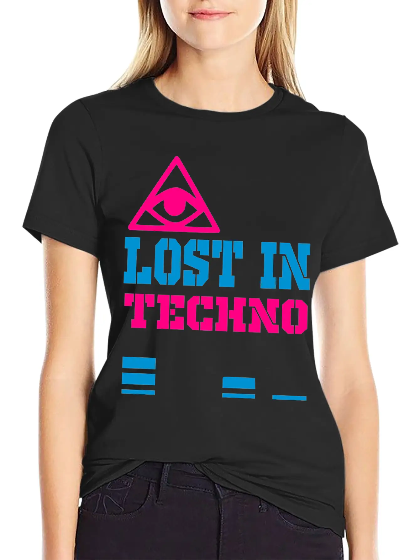 Lost In Techno Essential Unisex Summer Tee – Soft Cotton Casual Fit
