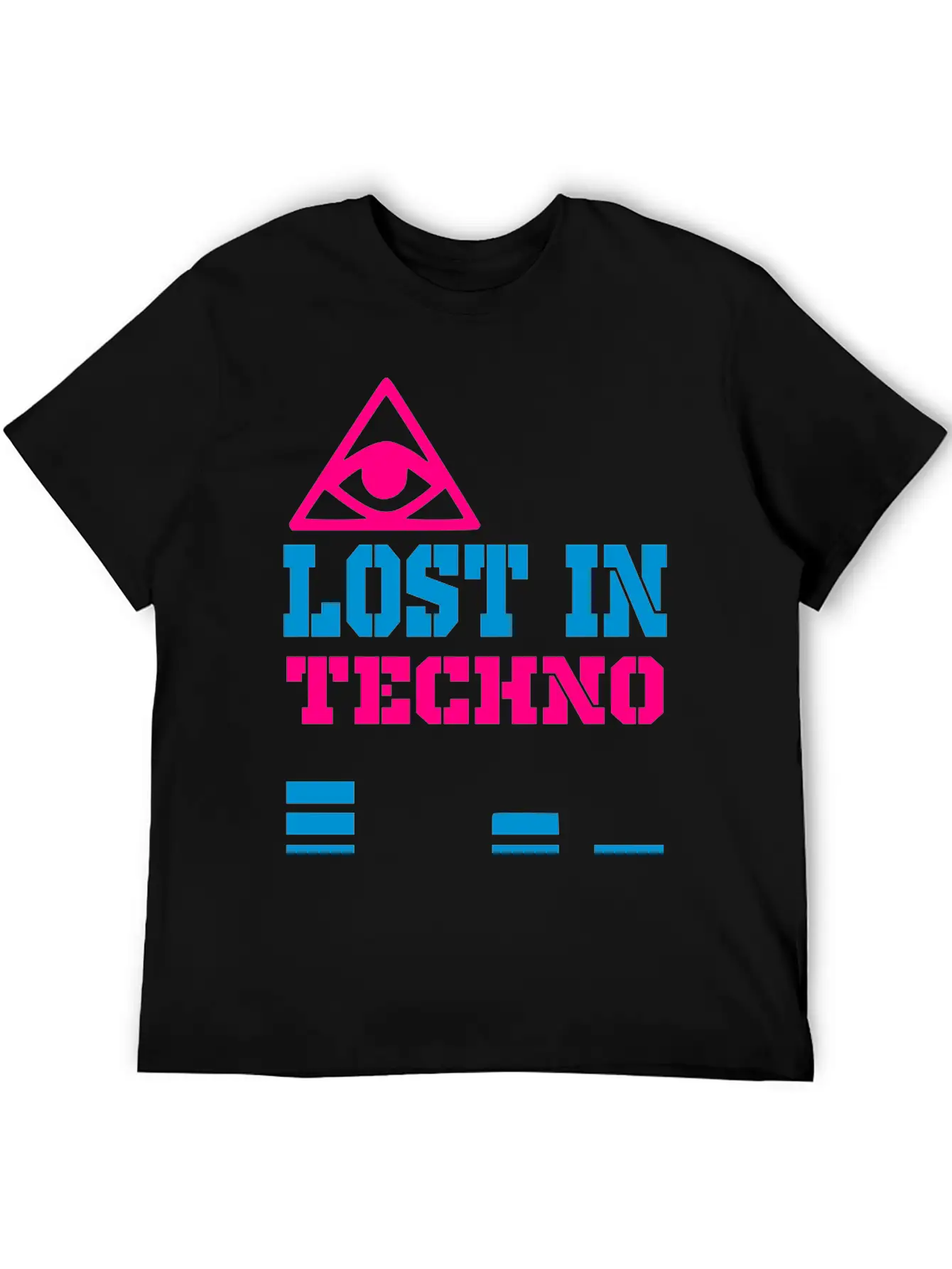 Lost In Techno Essential Unisex Summer Tee – Soft Cotton Casual Fit