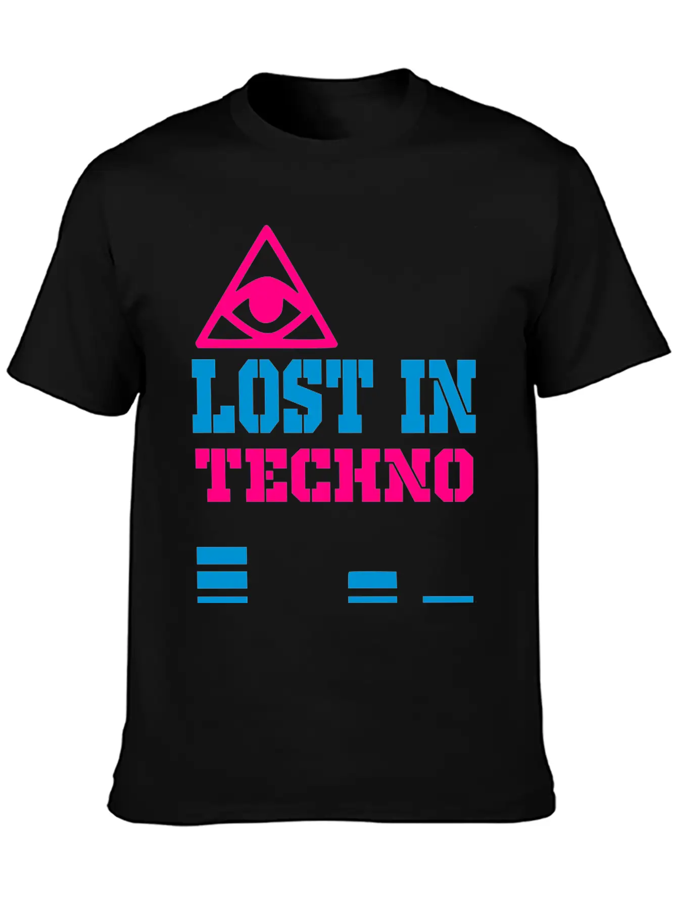 Lost In Techno Essential Unisex Summer Tee – Soft Cotton Casual Fit