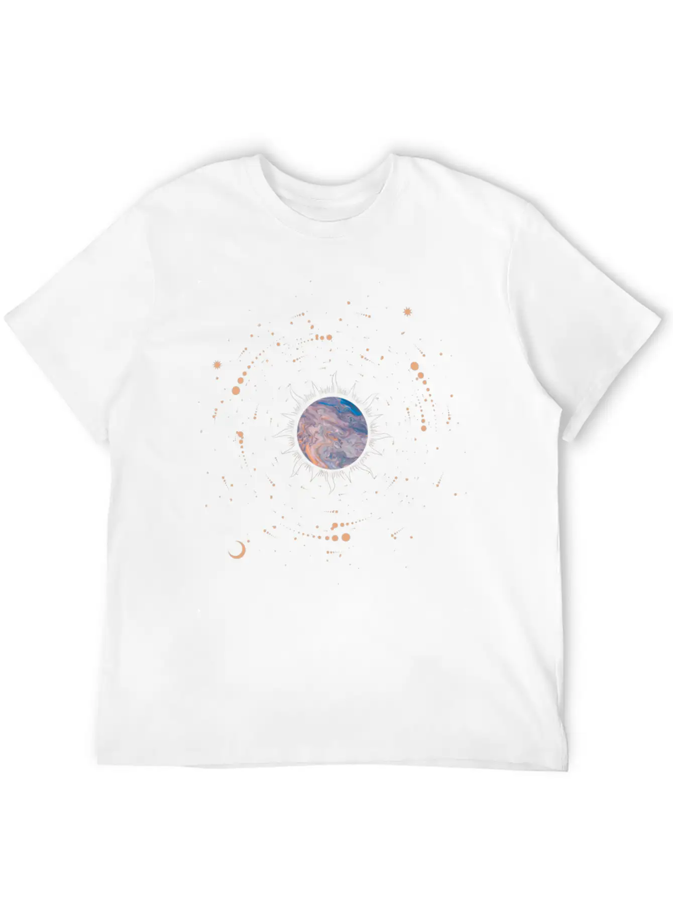 Lost In The Stars Design Stylish Everyday T-Shirt – Unisex Basic Cotton Tee