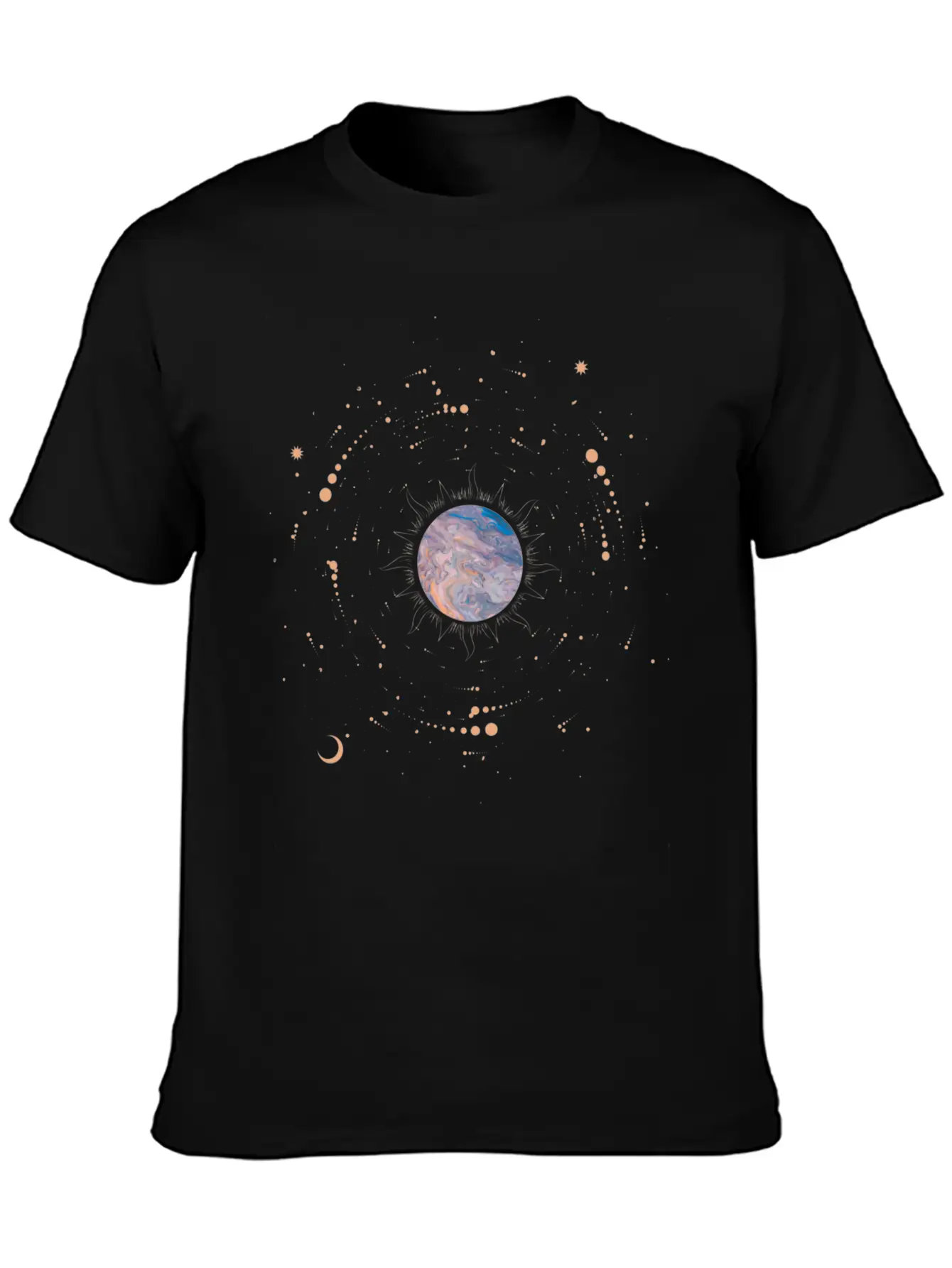 Lost In The Stars Design Stylish Everyday T-Shirt – Unisex Basic Cotton Tee