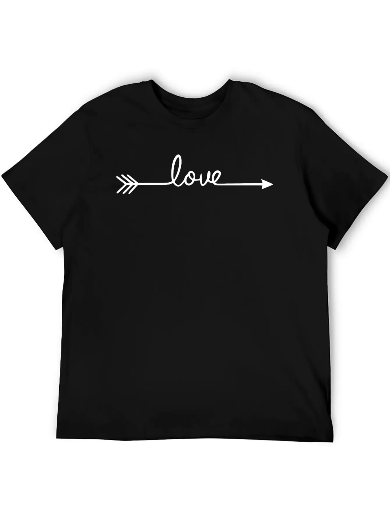 Love Arrow Comfortable Minimalist Graphic Tee – Summer Style Essential