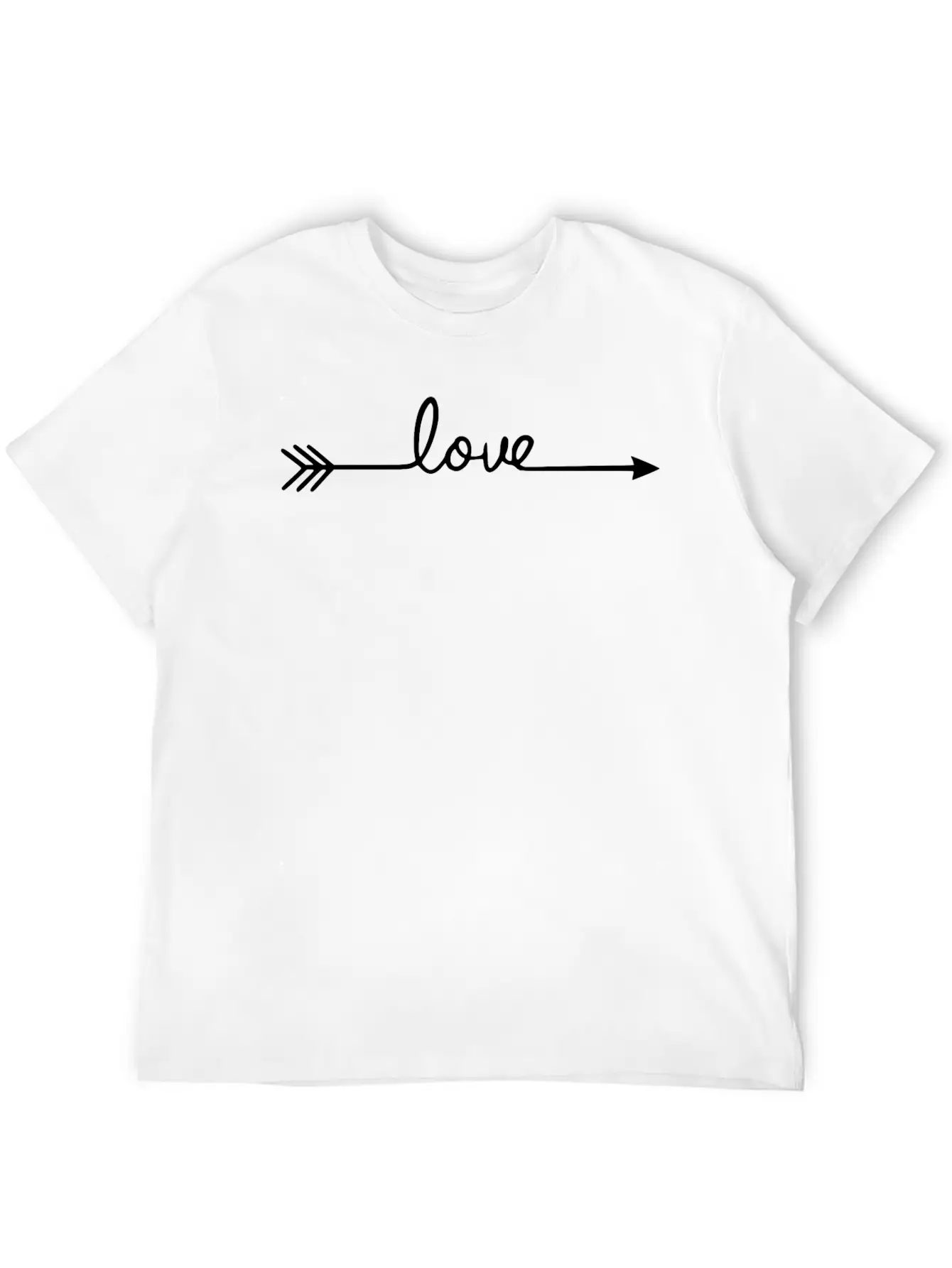Love Arrow Comfortable Minimalist Graphic Tee – Summer Style Essential