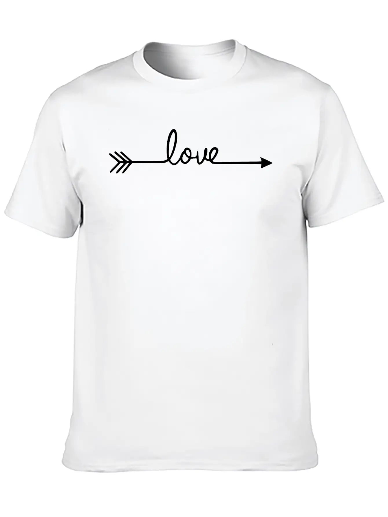Love Arrow Comfortable Minimalist Graphic Tee – Summer Style Essential