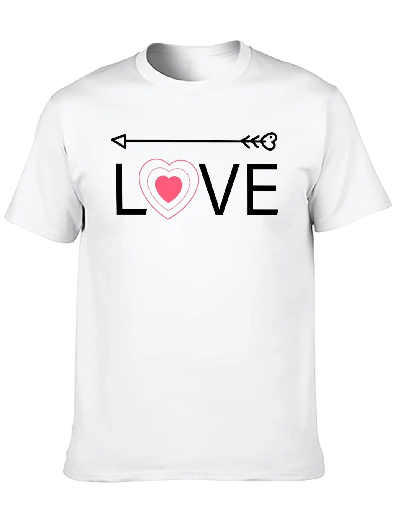Love - Arrow Pointing Right Unisex Casual T-Shirt – Clean Design For Daily Comfort