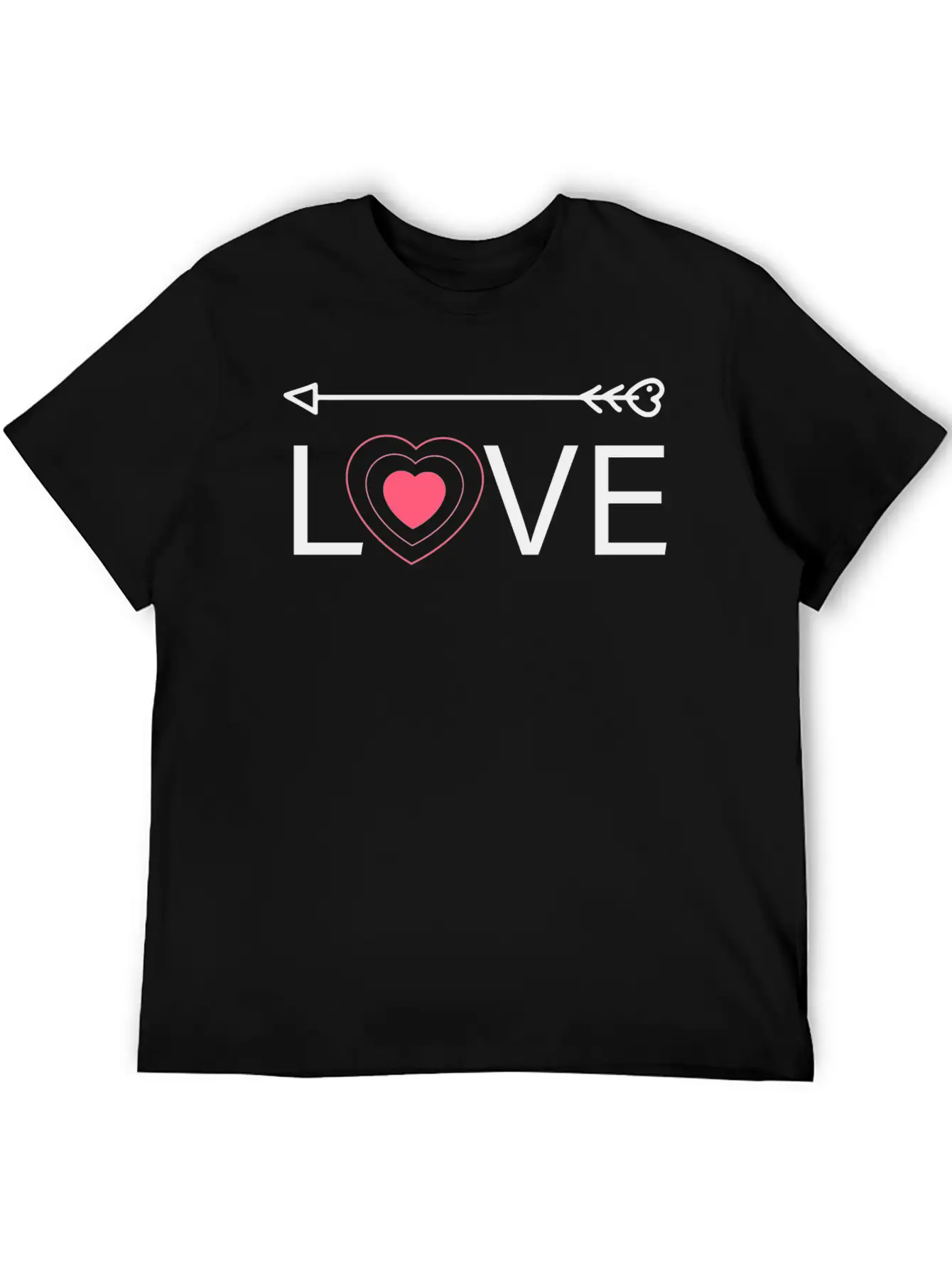 Love - Arrow Pointing Right Unisex Casual T-Shirt – Clean Design For Daily Comfort