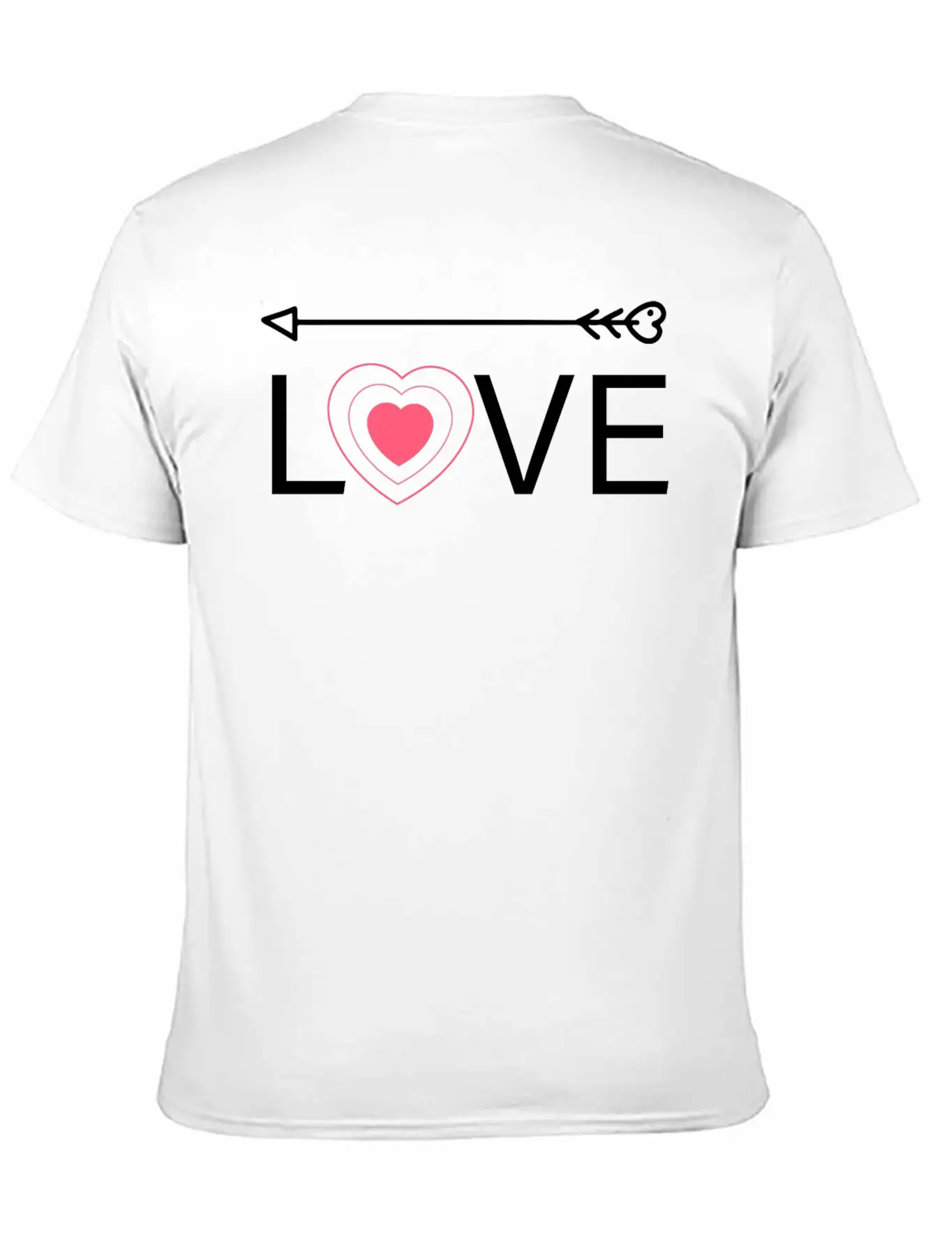 Love - Arrow Pointing Right Unisex Casual T-Shirt – Clean Design For Daily Comfort