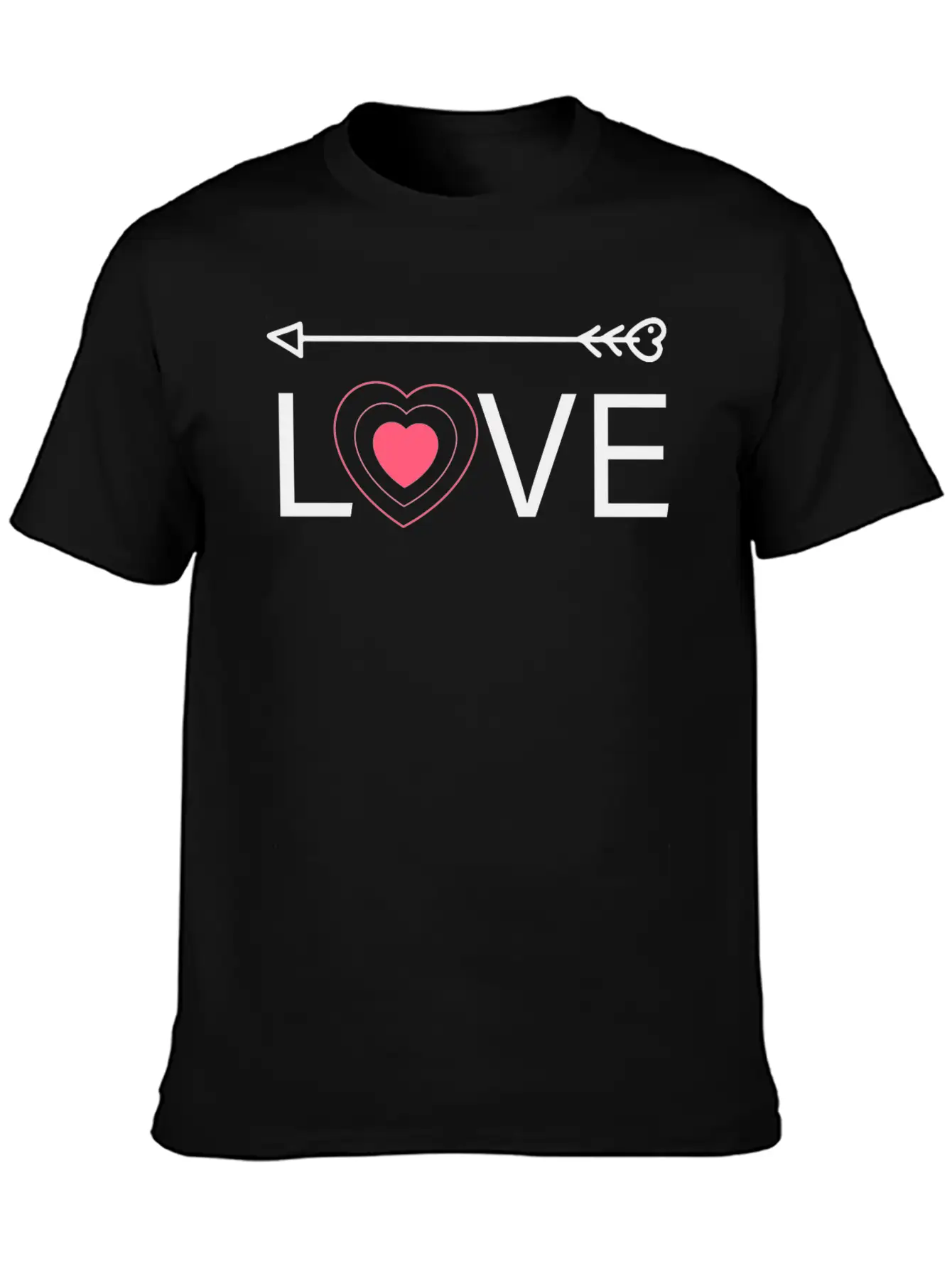 Love - Arrow Pointing Right Unisex Casual T-Shirt – Clean Design For Daily Comfort