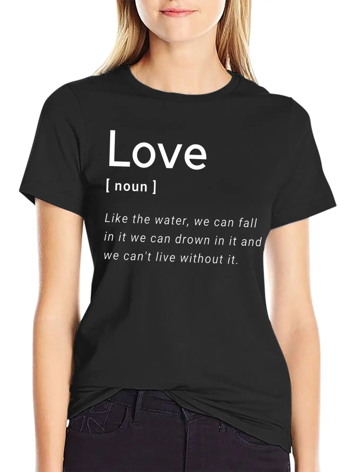 Love Definition Unisex Short Sleeve Soft Cotton T-Shirt – Casual Everyday Wear