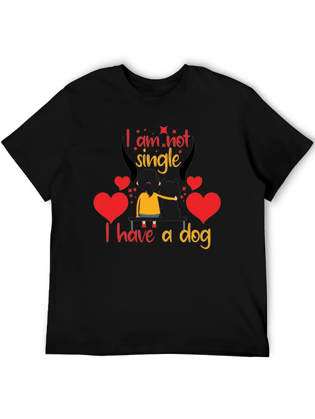 Love Dog Comfortable Minimalist Graphic Tee – Summer Style Essential
