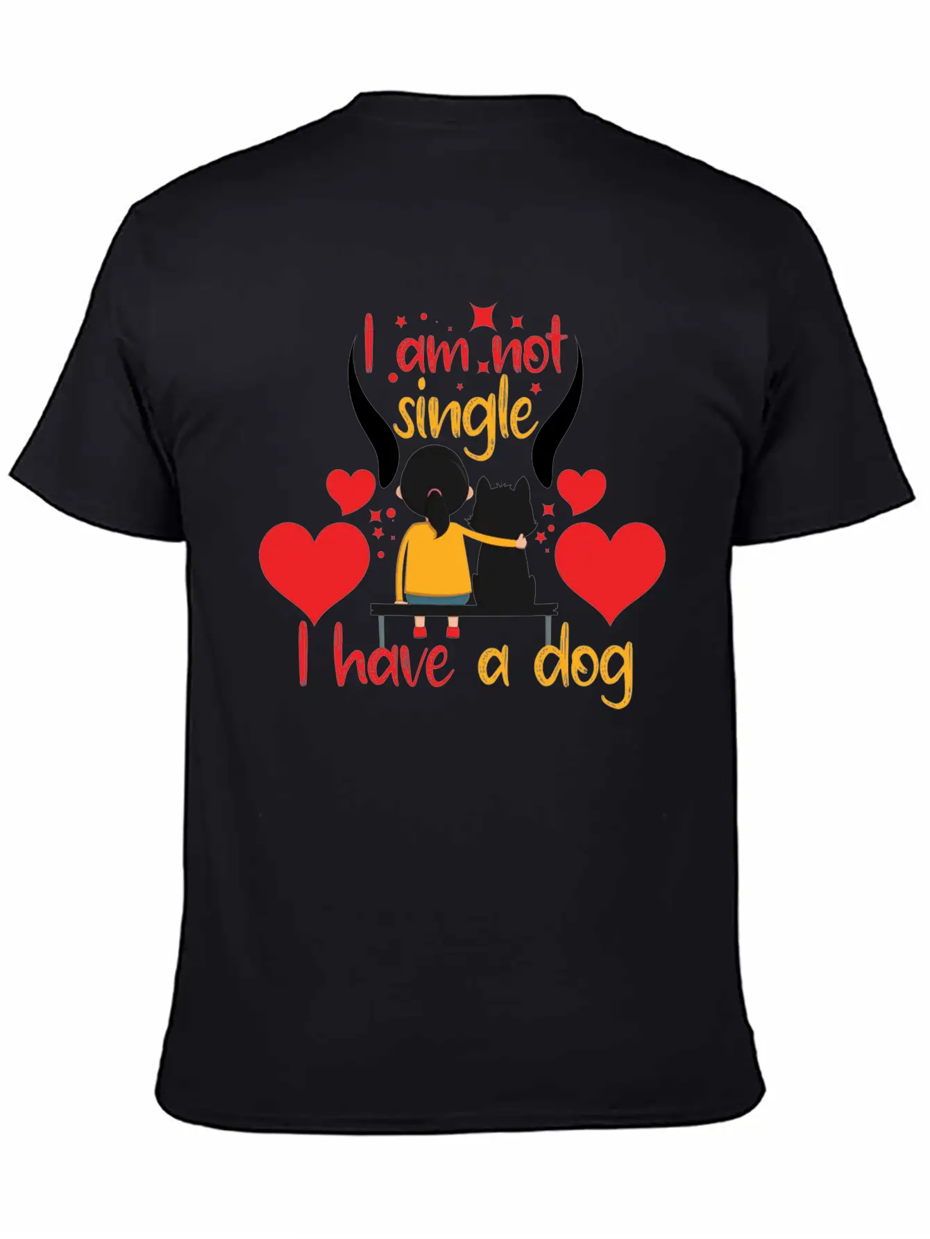 Love Dog Comfortable Minimalist Graphic Tee – Summer Style Essential