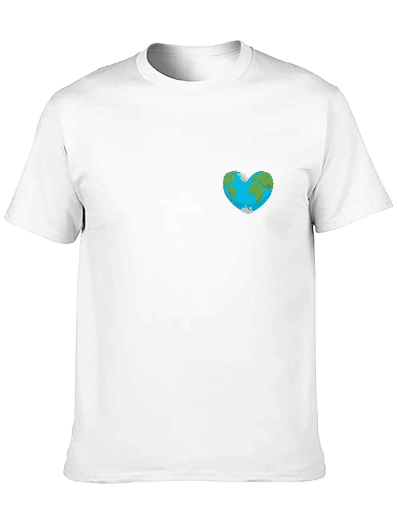 Love Earth Day Heart Stylish Everyday T-Shirt – Unisex Basic Cotton Tee