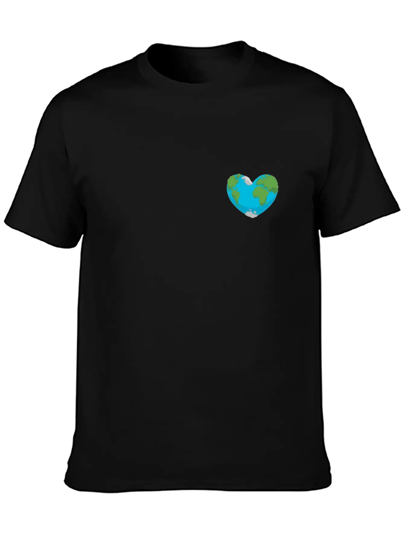 Love Earth Day Heart Stylish Everyday T-Shirt – Unisex Basic Cotton Tee