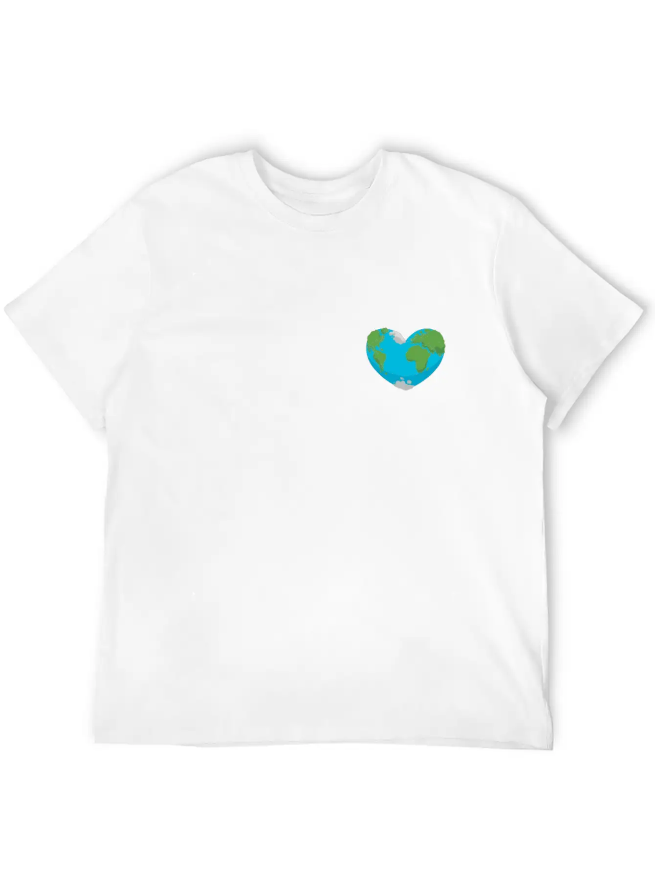 Love Earth Day Heart Stylish Everyday T-Shirt – Unisex Basic Cotton Tee