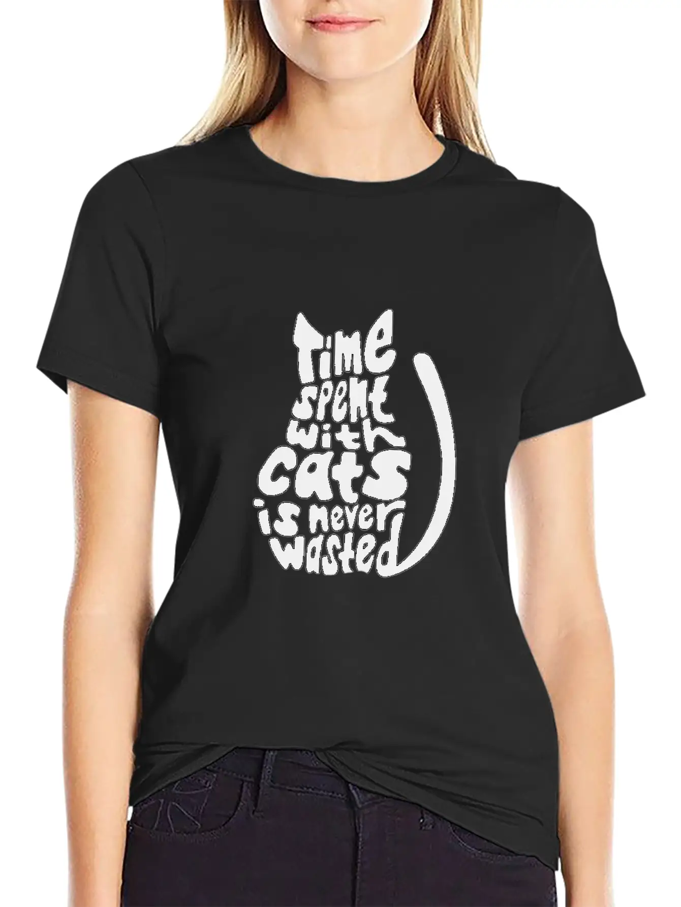 Love For Cat Timeless Short Sleeve Tee – Comfy And Minimalist Design