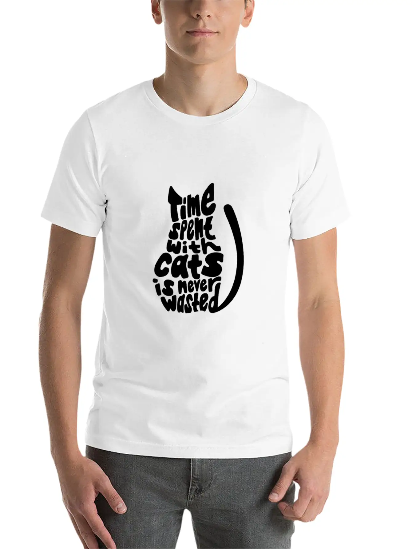 Love For Cat Timeless Short Sleeve Tee – Comfy And Minimalist Design