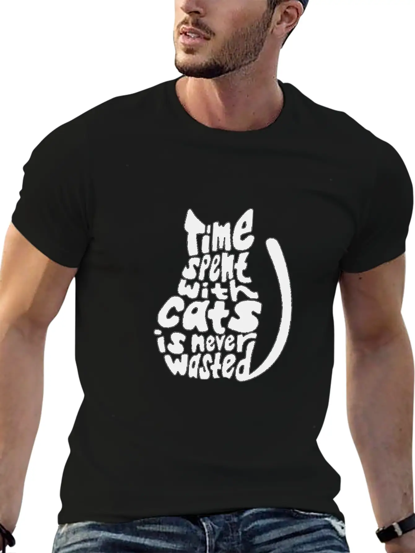 Love For Cat Timeless Short Sleeve Tee – Comfy And Minimalist Design