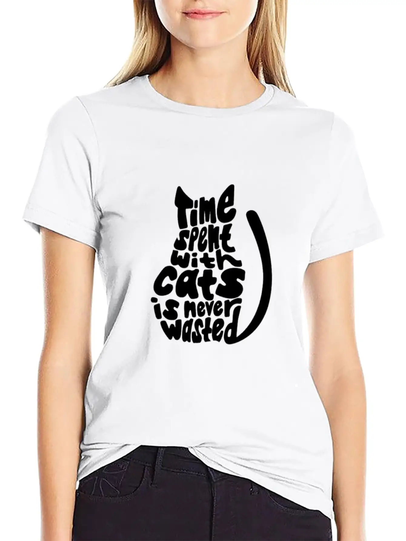 Love For Cat Timeless Short Sleeve Tee – Comfy And Minimalist Design