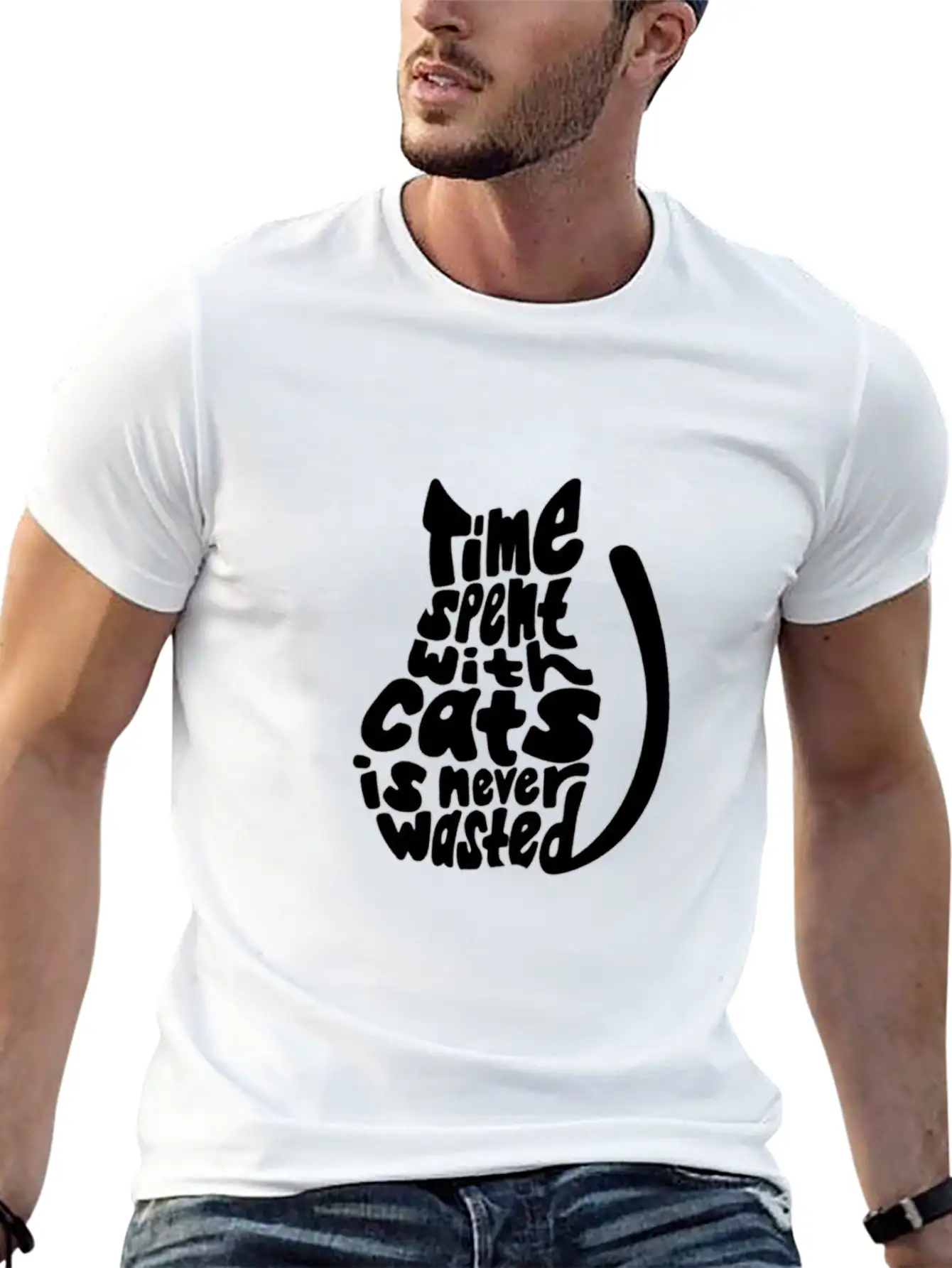 Love For Cat Timeless Short Sleeve Tee – Comfy And Minimalist Design