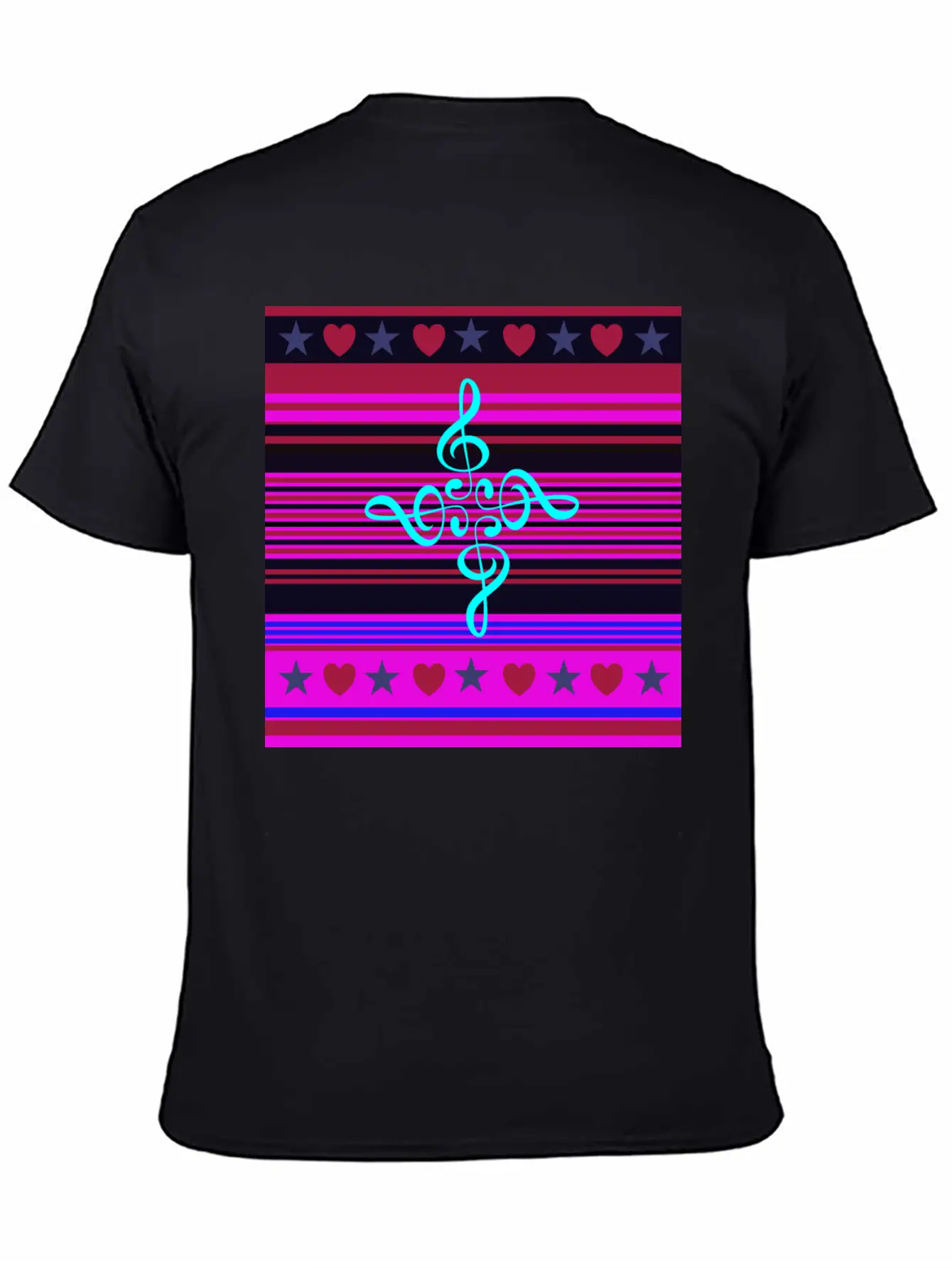 Love For The Music (#2) Basic Graphic T-Shirt – Daily Comfort In Soft Cotton
