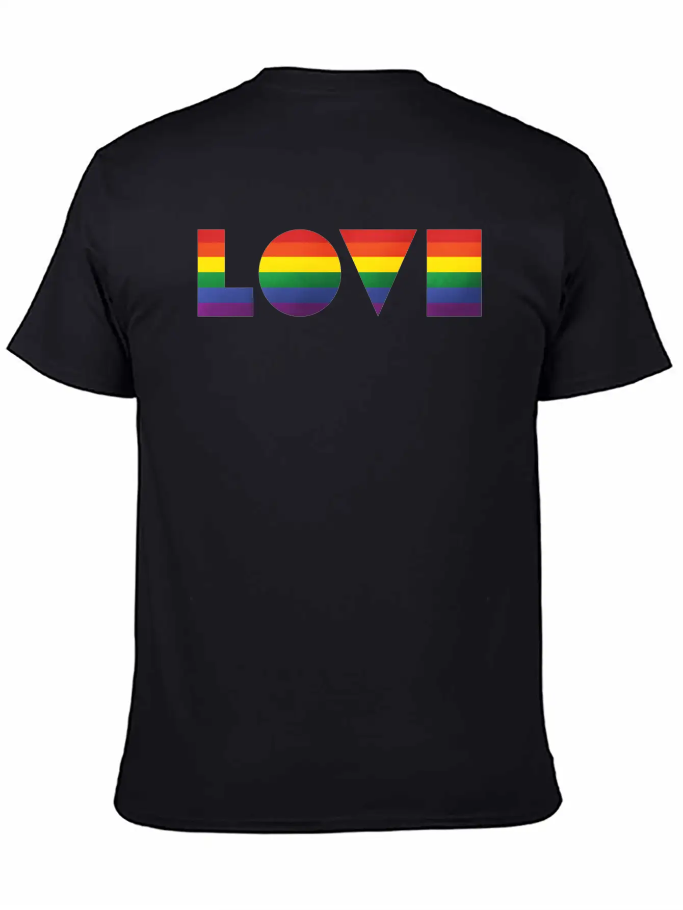 Love Geometric LGBT Timeless Short Sleeve Tee – Comfy And Minimalist Design