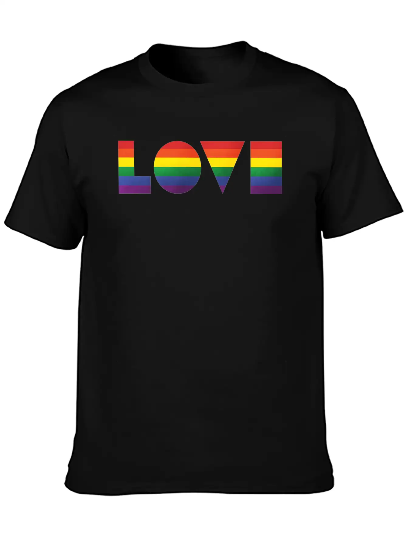 Love Geometric LGBT Timeless Short Sleeve Tee – Comfy And Minimalist Design