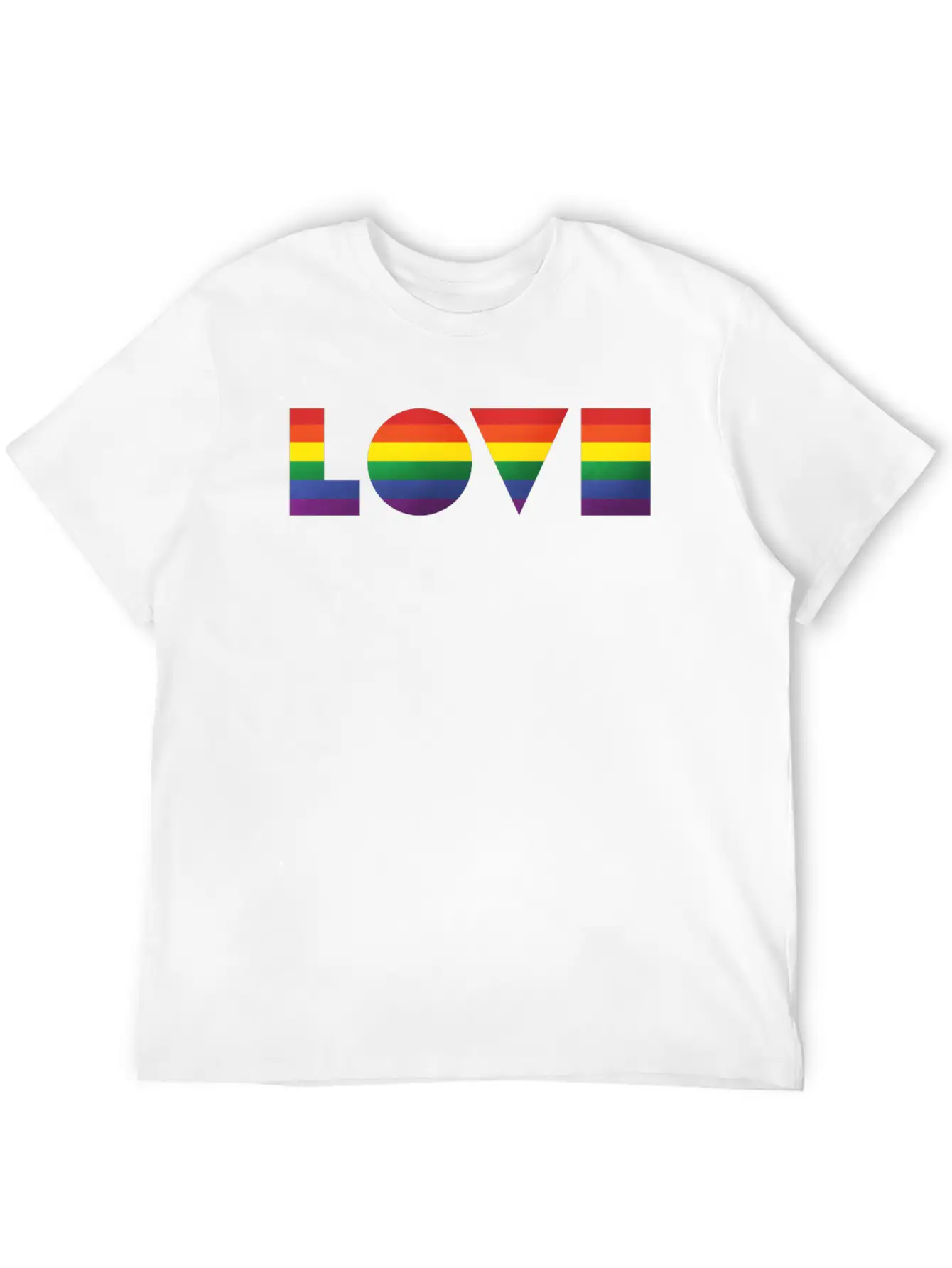 Love Geometric LGBT Timeless Short Sleeve Tee – Comfy And Minimalist Design