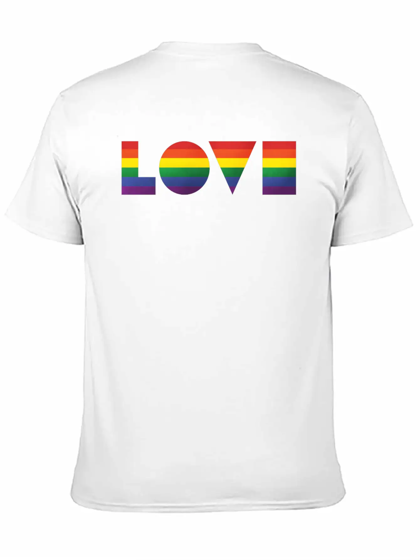 Love Geometric LGBT Timeless Short Sleeve Tee – Comfy And Minimalist Design