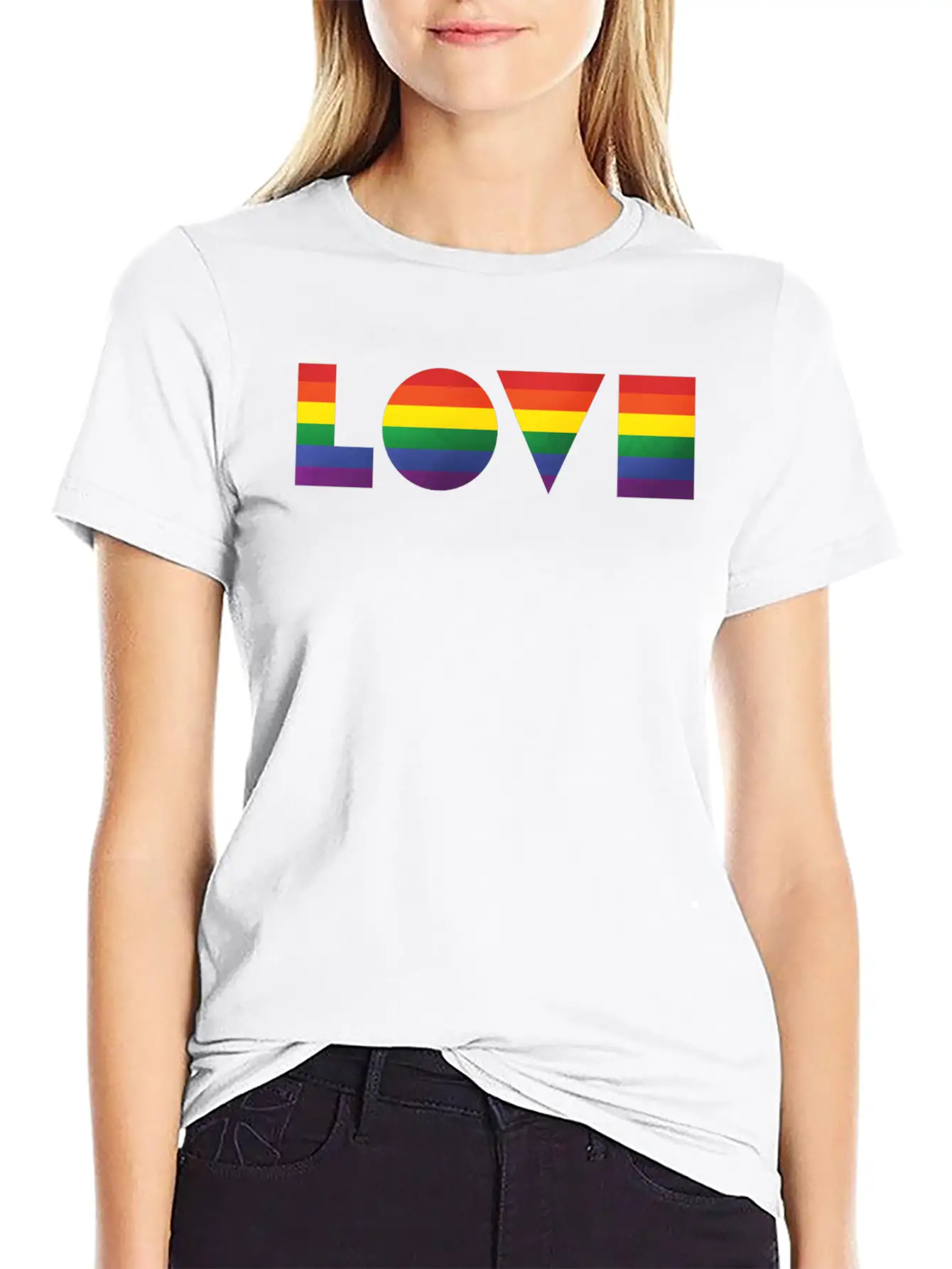 Love Geometric LGBT Timeless Short Sleeve Tee – Comfy And Minimalist Design