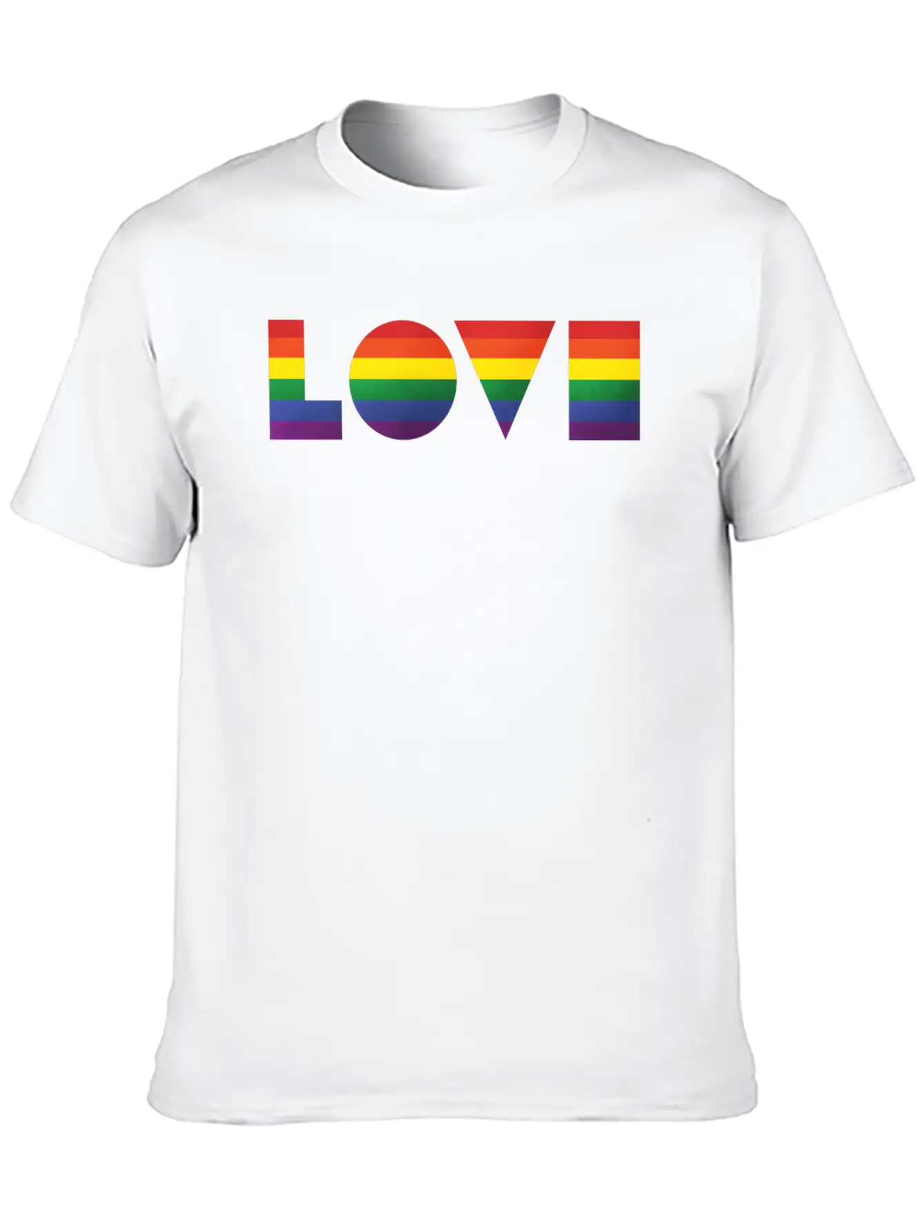 Love Geometric LGBT Timeless Short Sleeve Tee – Comfy And Minimalist Design
