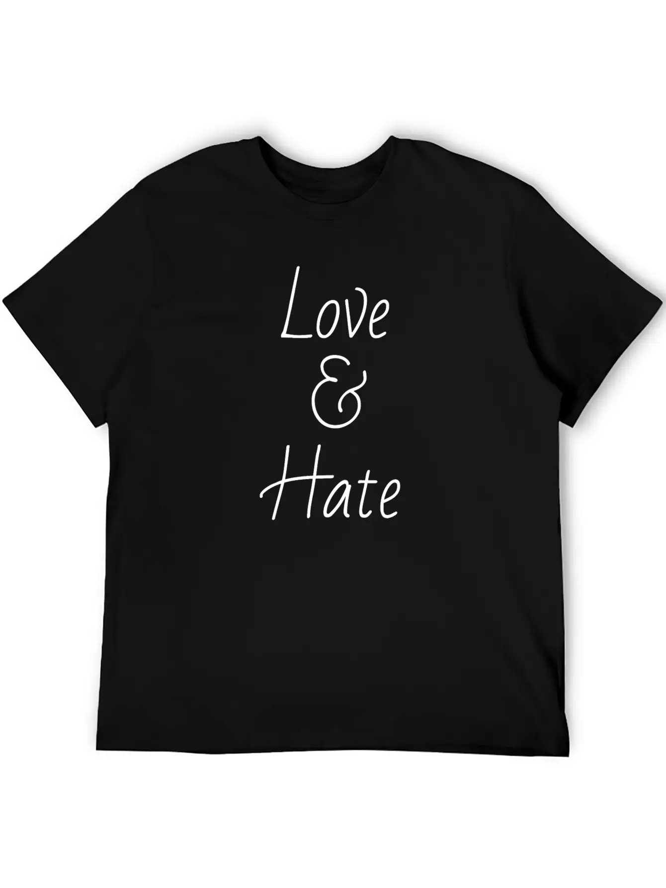 Love Hate Essential Unisex Summer Tee – Soft Cotton Casual Fit