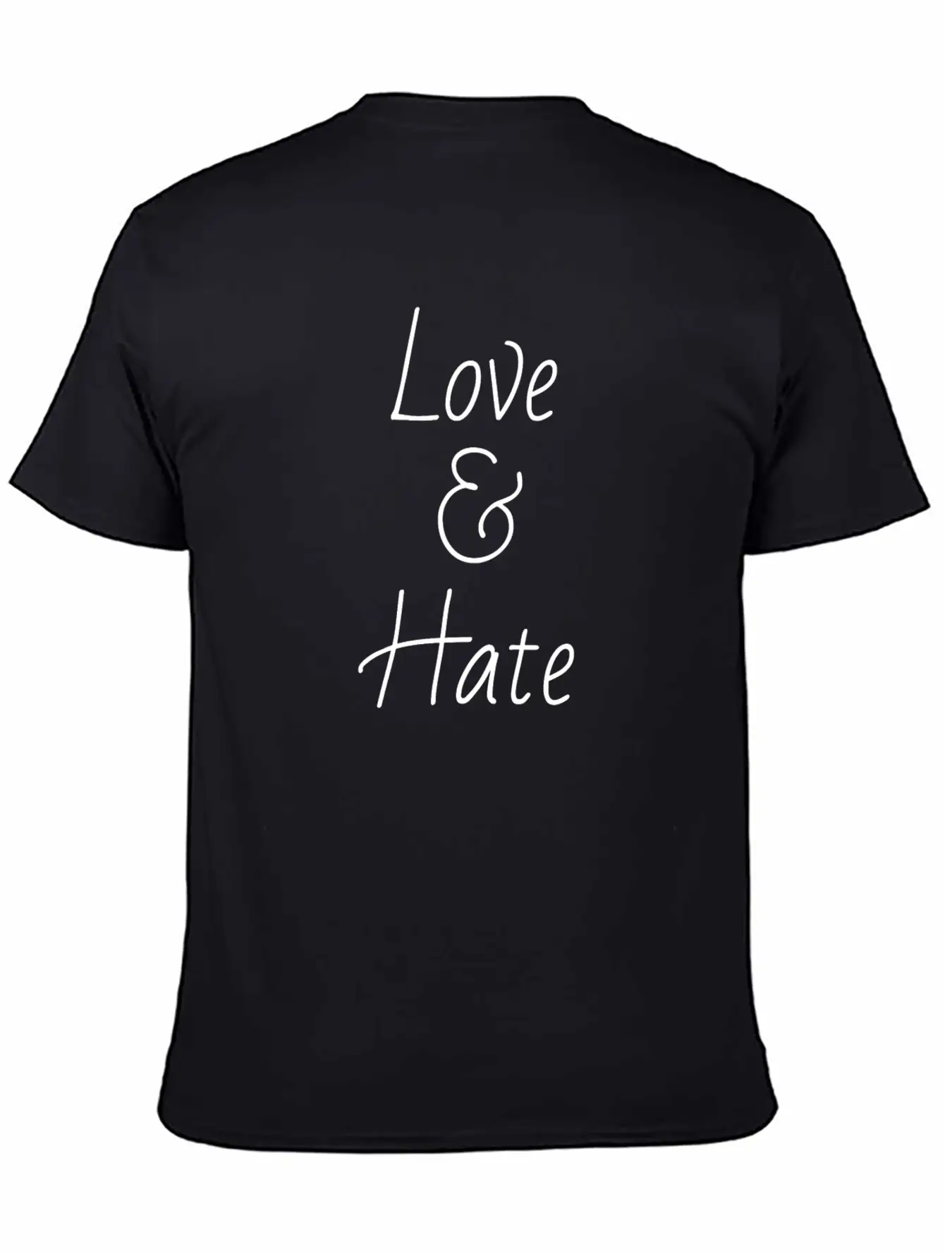 Love Hate Essential Unisex Summer Tee – Soft Cotton Casual Fit