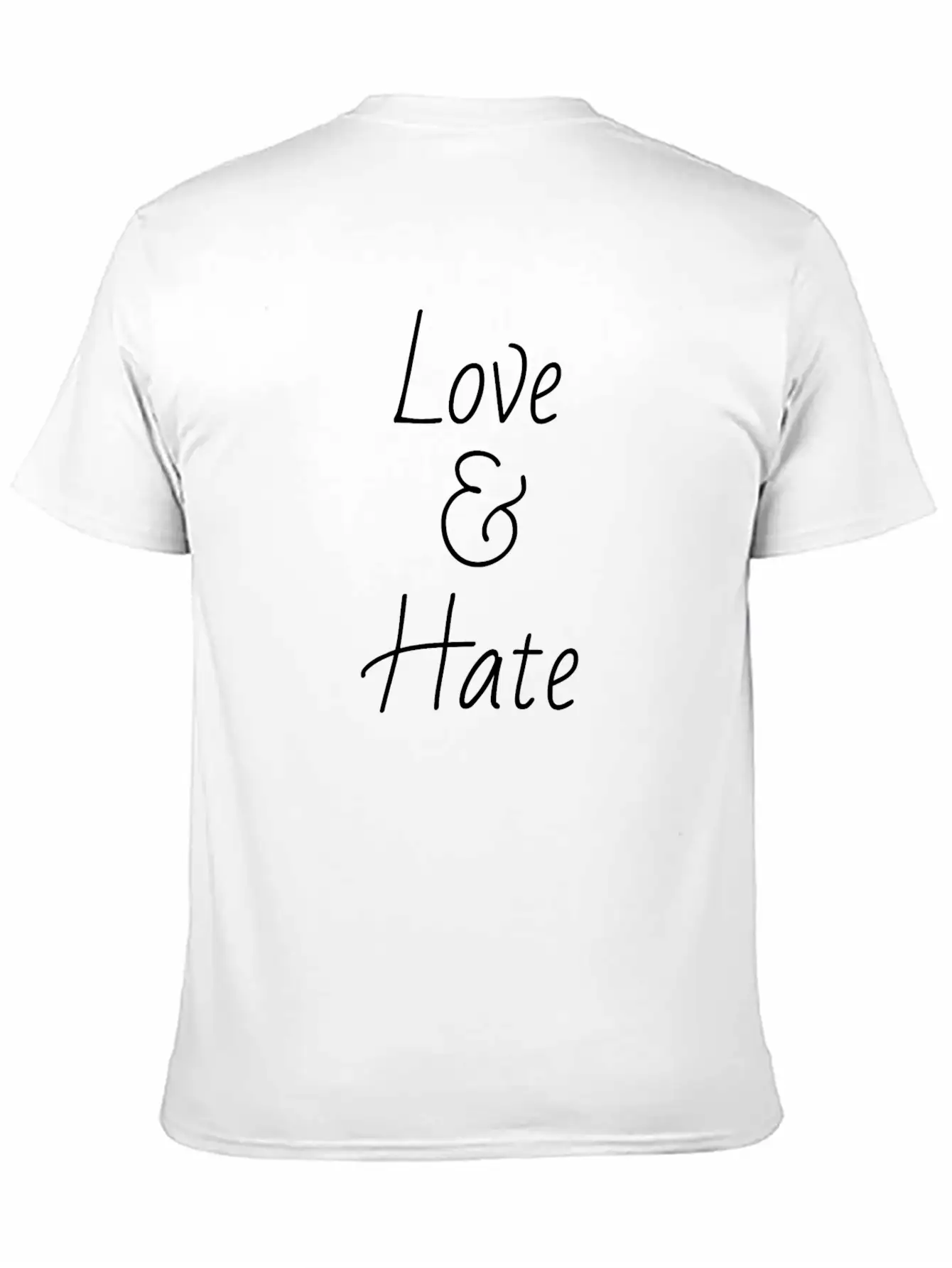 Love Hate Essential Unisex Summer Tee – Soft Cotton Casual Fit