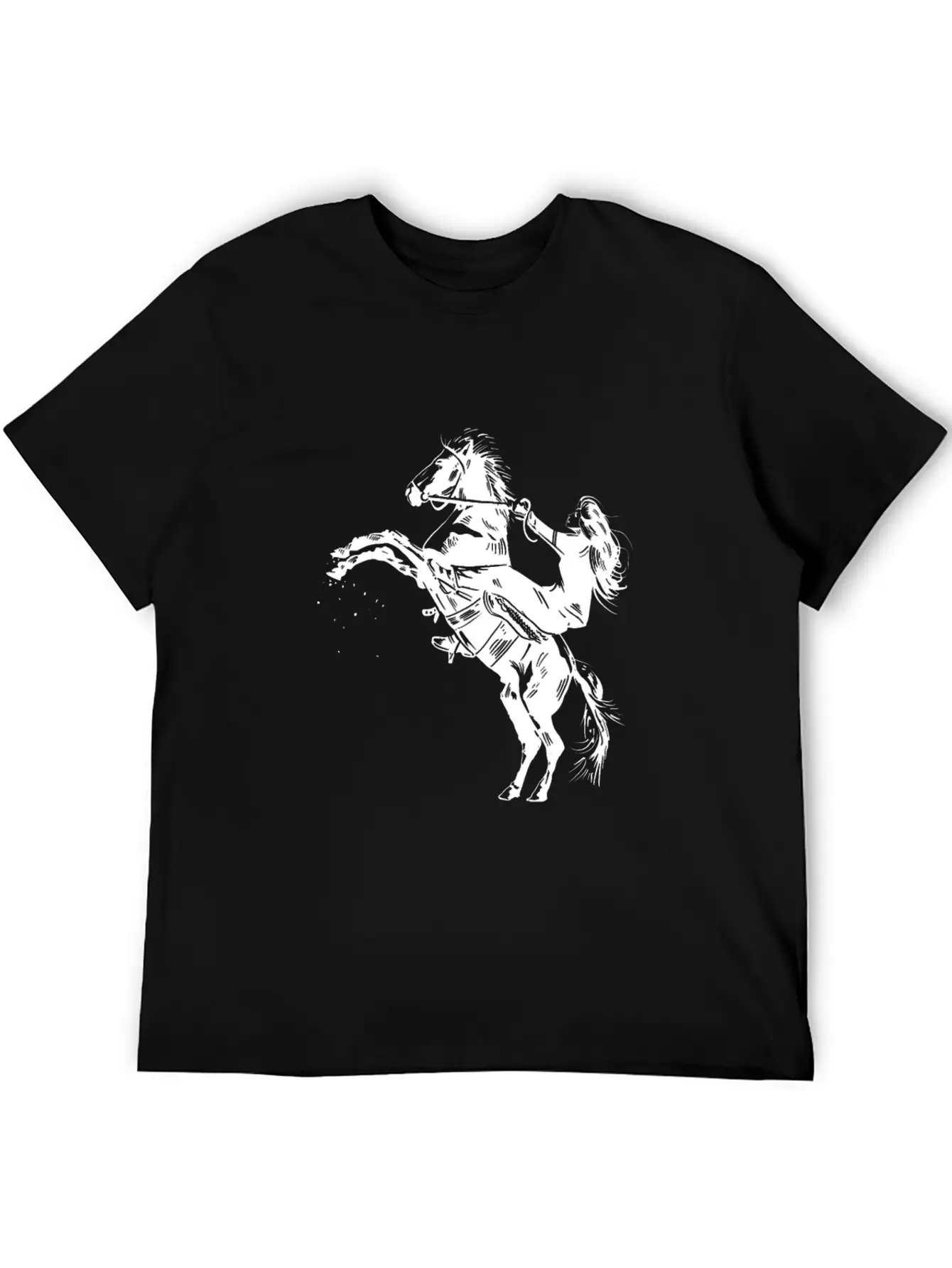 Love Horses Animal Just A Girl Who Love Horses Unisex Short Sleeve Soft Cotton T-Shirt – Casual Everyday Wear