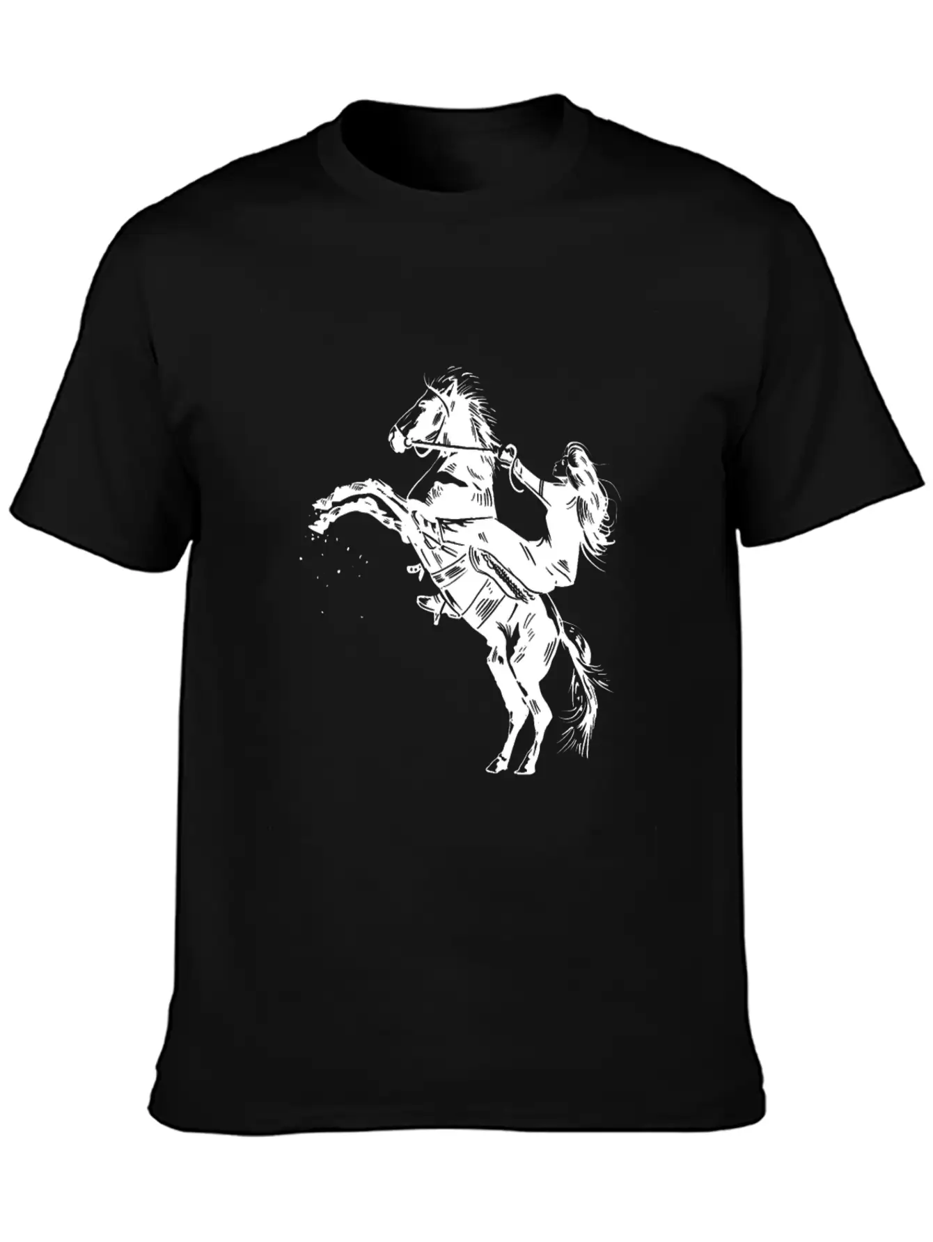Love Horses Animal Just A Girl Who Love Horses Unisex Short Sleeve Soft Cotton T-Shirt – Casual Everyday Wear