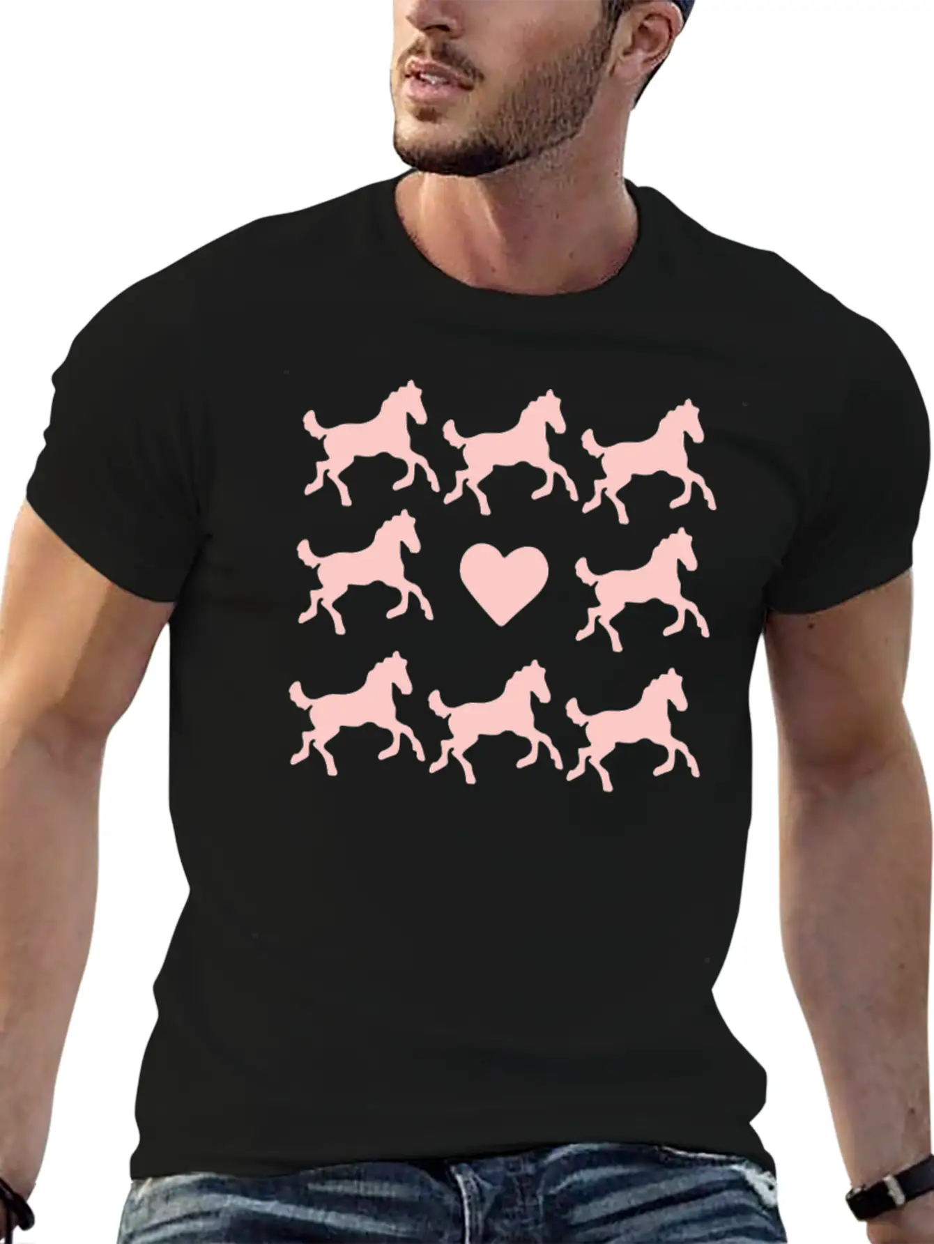 Love Horses Rodeo Cowgirl Pony Horse Timeless Short Sleeve Tee – Comfy And Minimalist Design