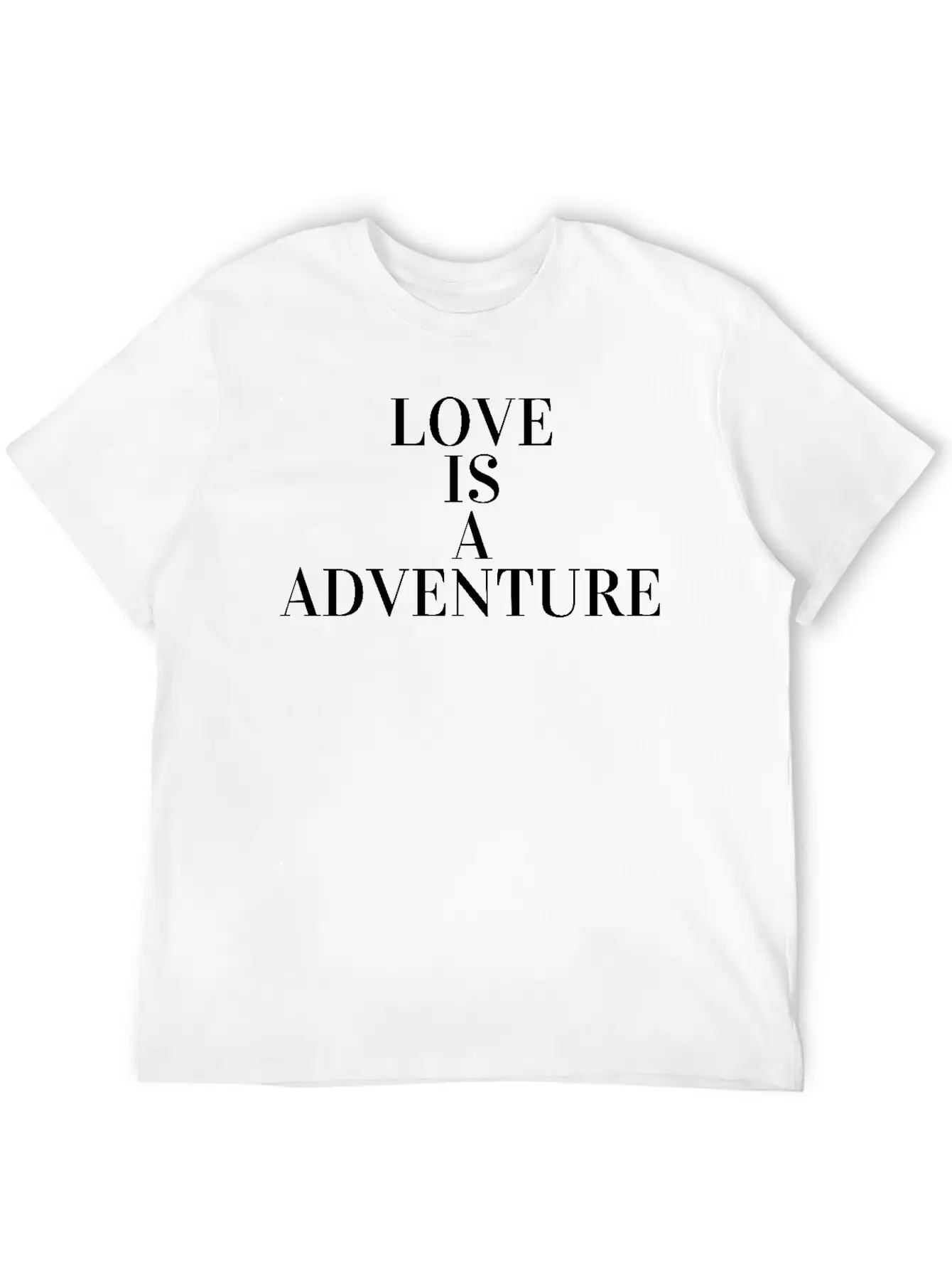 Love Is A Adventure Inspiring Graphic T-Shirts Unisex Casual T-Shirt – Clean Design For Daily Comfort