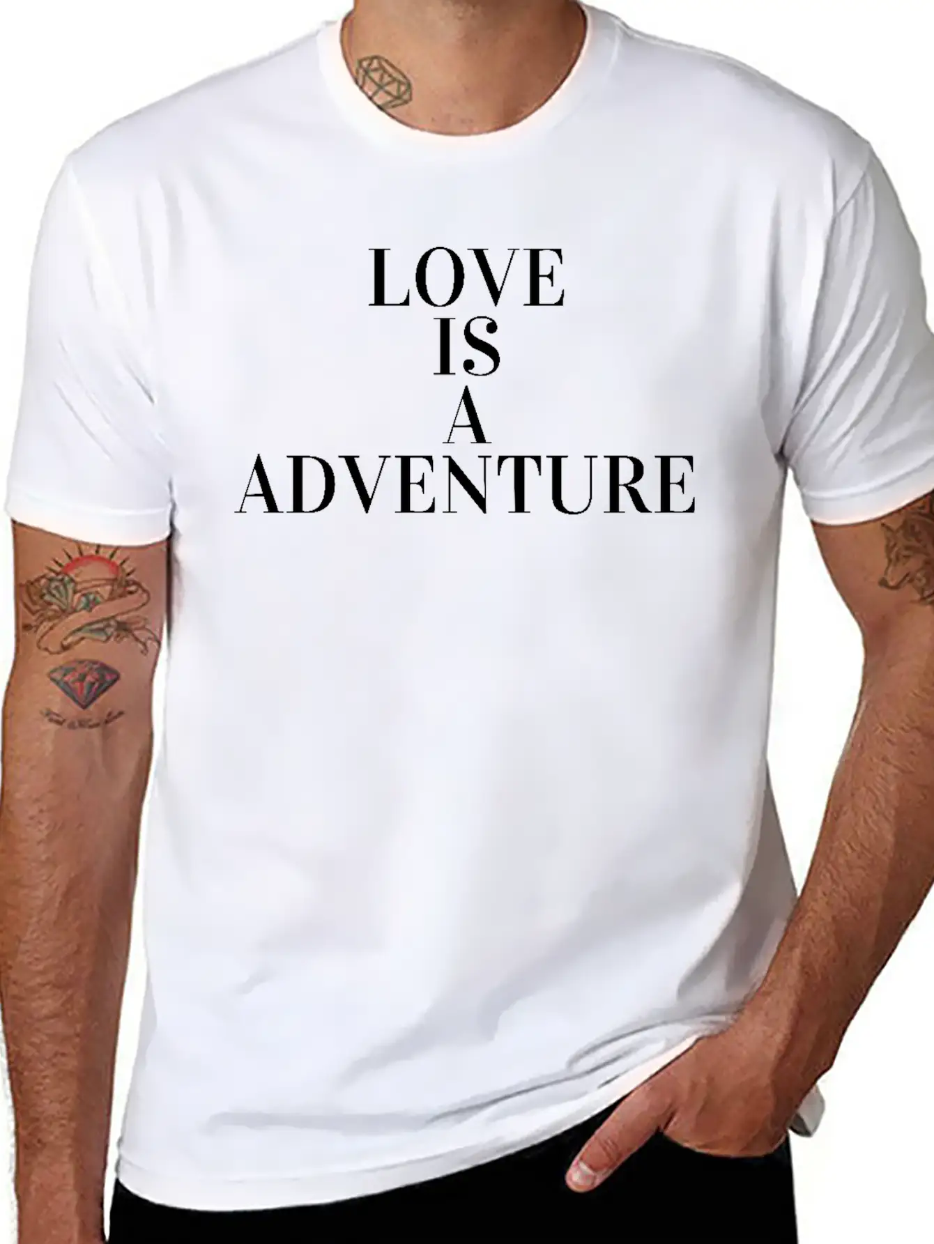 Love Is A Adventure Inspiring Graphic T-Shirts Unisex Casual T-Shirt – Clean Design For Daily Comfort