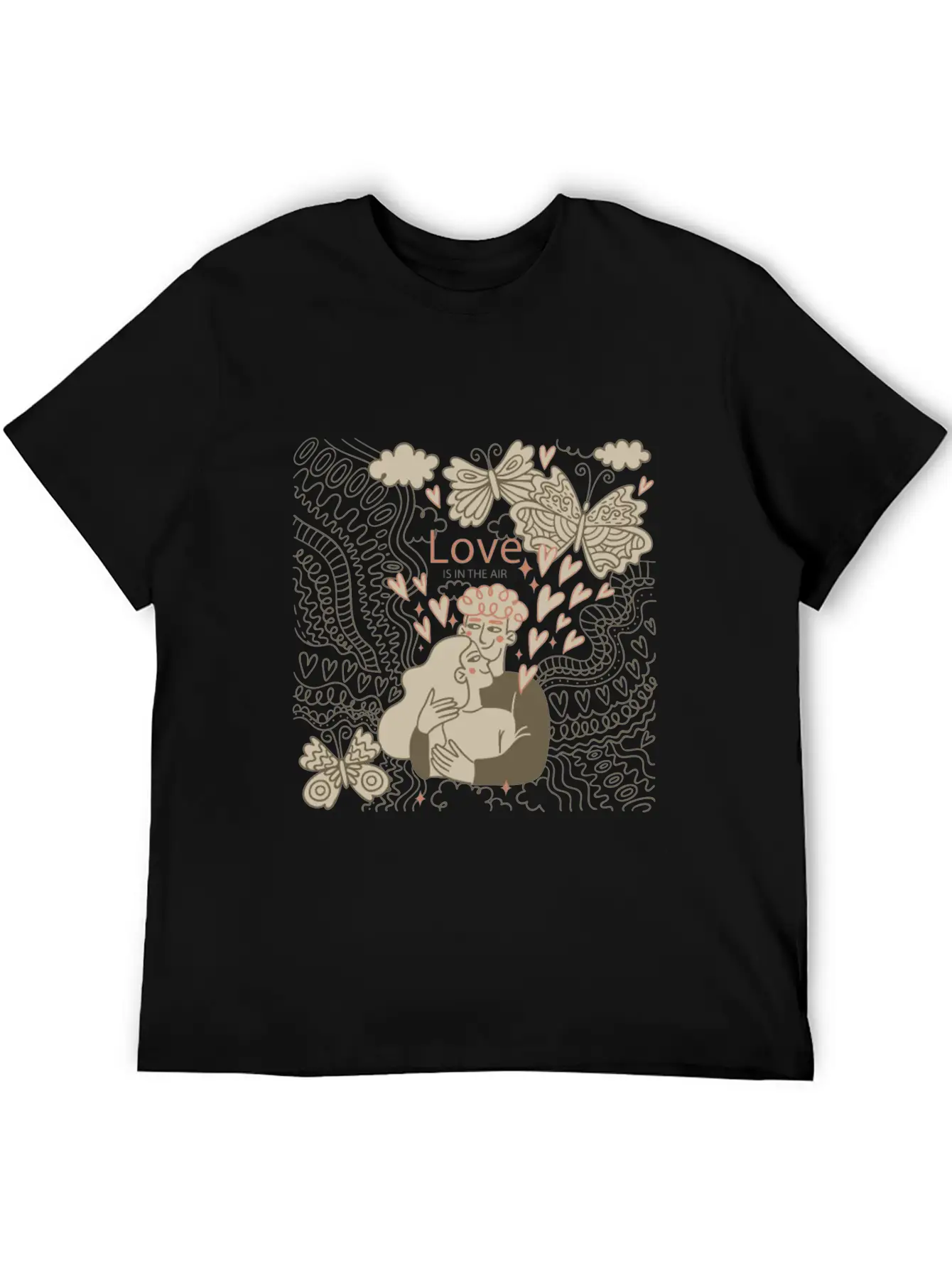 Love Is In The Air Comfortable Minimalist Graphic Tee – Summer Style Essential
