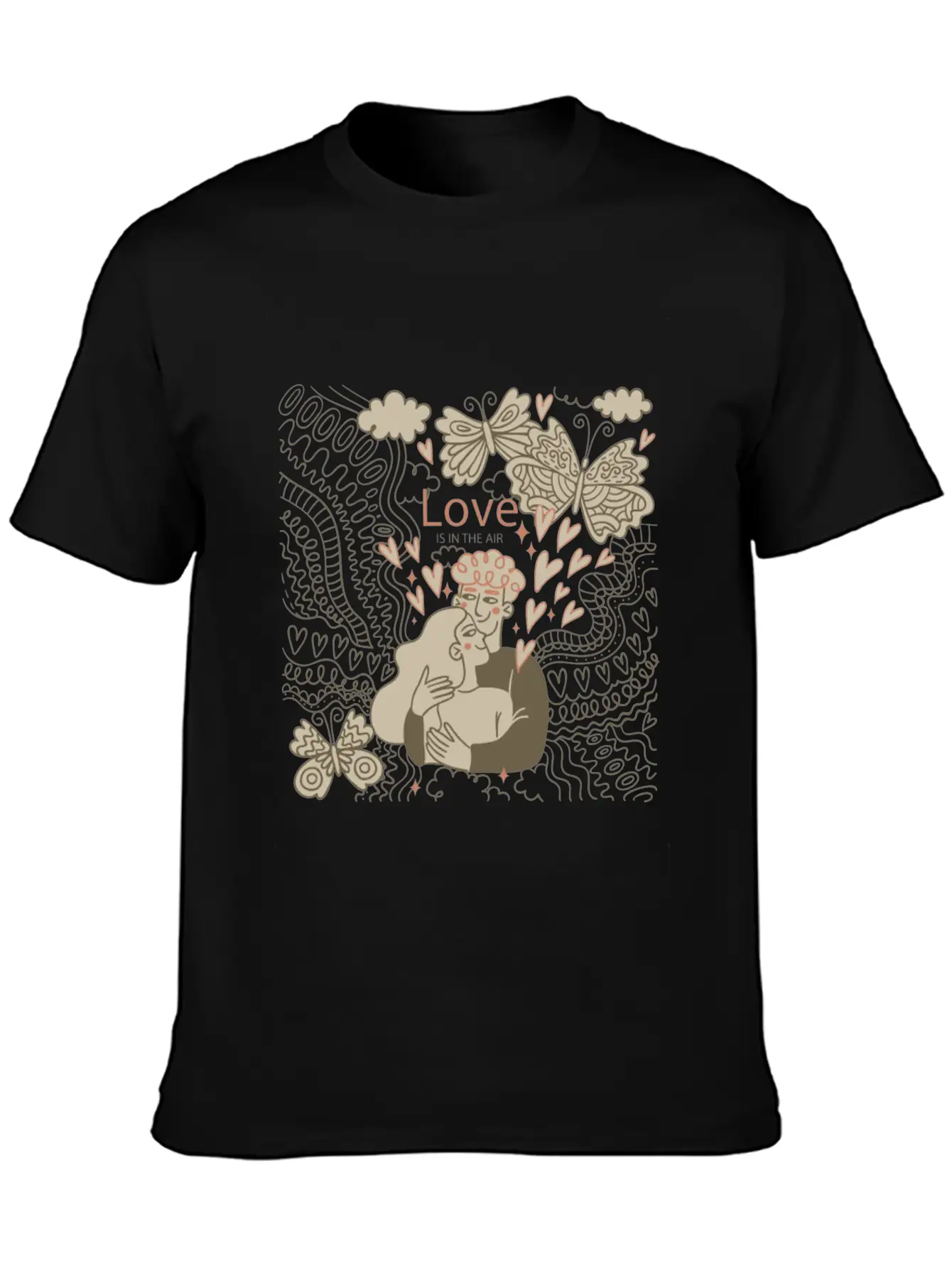 Love Is In The Air Comfortable Minimalist Graphic Tee – Summer Style Essential
