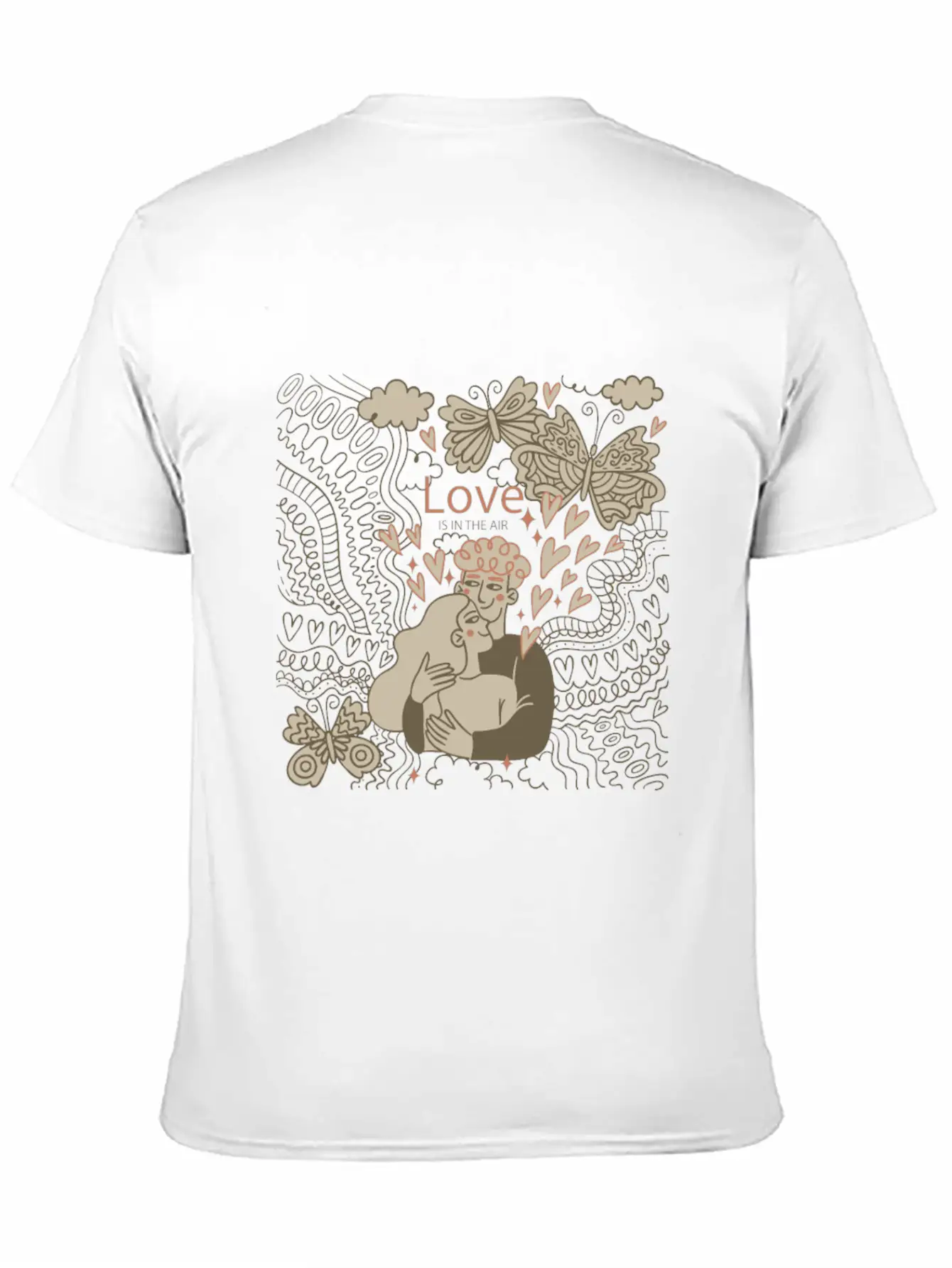 Love Is In The Air Comfortable Minimalist Graphic Tee – Summer Style Essential