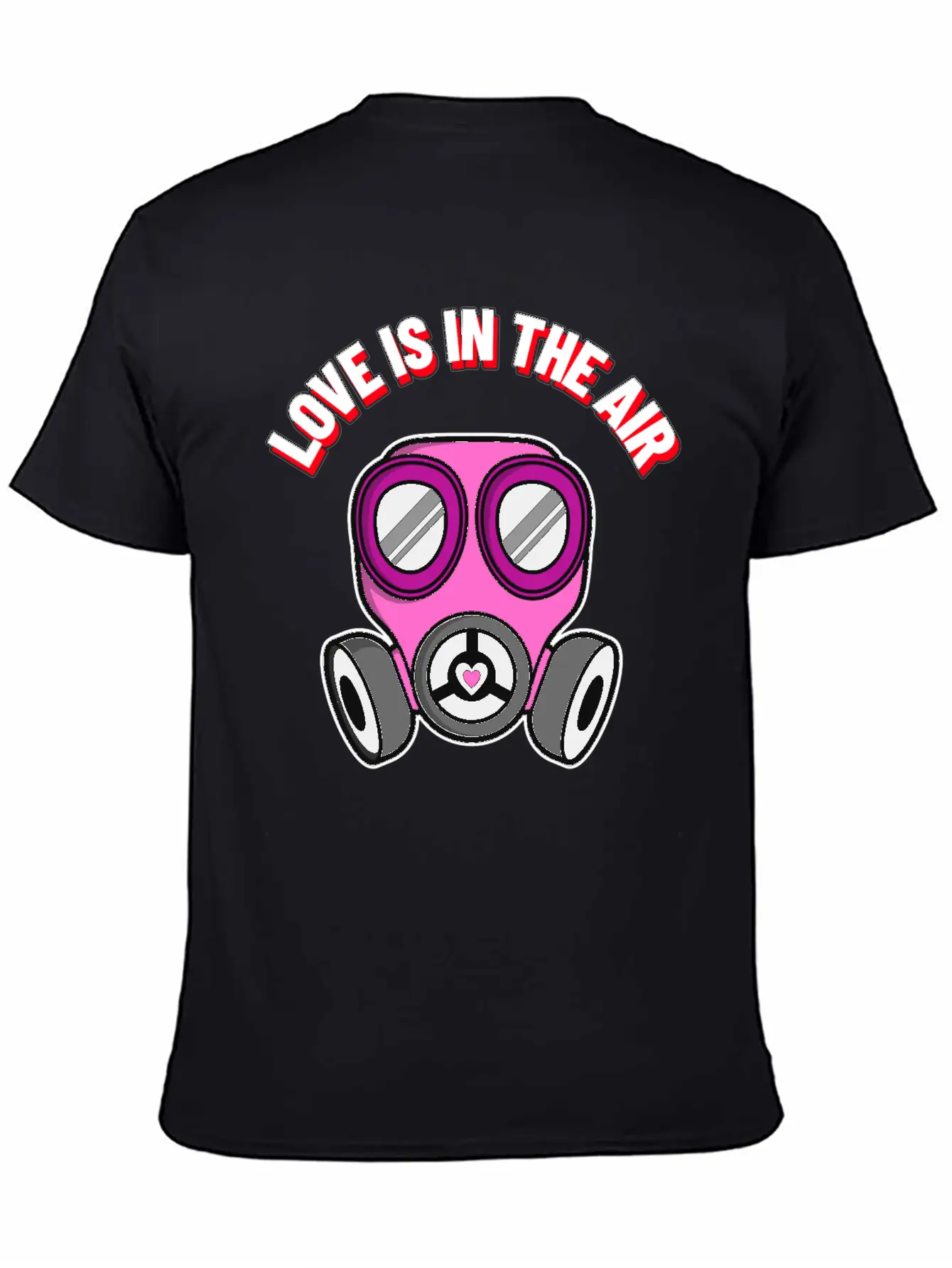 Love Is In The Air - Funny Valentine's Day Covid19 Comfortable Minimalist Graphic Tee – Summer Style Essential