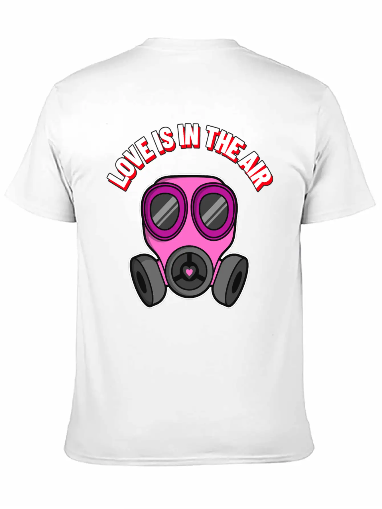 Love Is In The Air - Funny Valentine's Day Covid19 Comfortable Minimalist Graphic Tee – Summer Style Essential