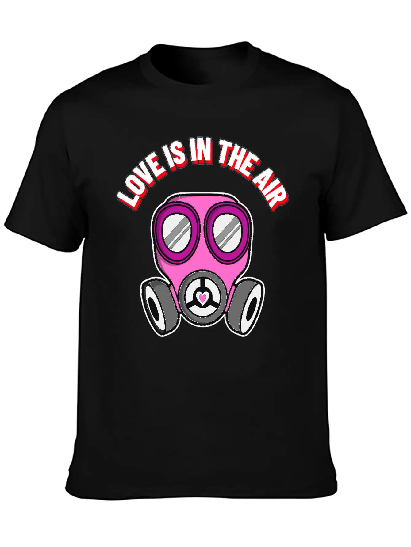 Love Is In The Air - Funny Valentine's Day Covid19 Comfortable Minimalist Graphic Tee – Summer Style Essential